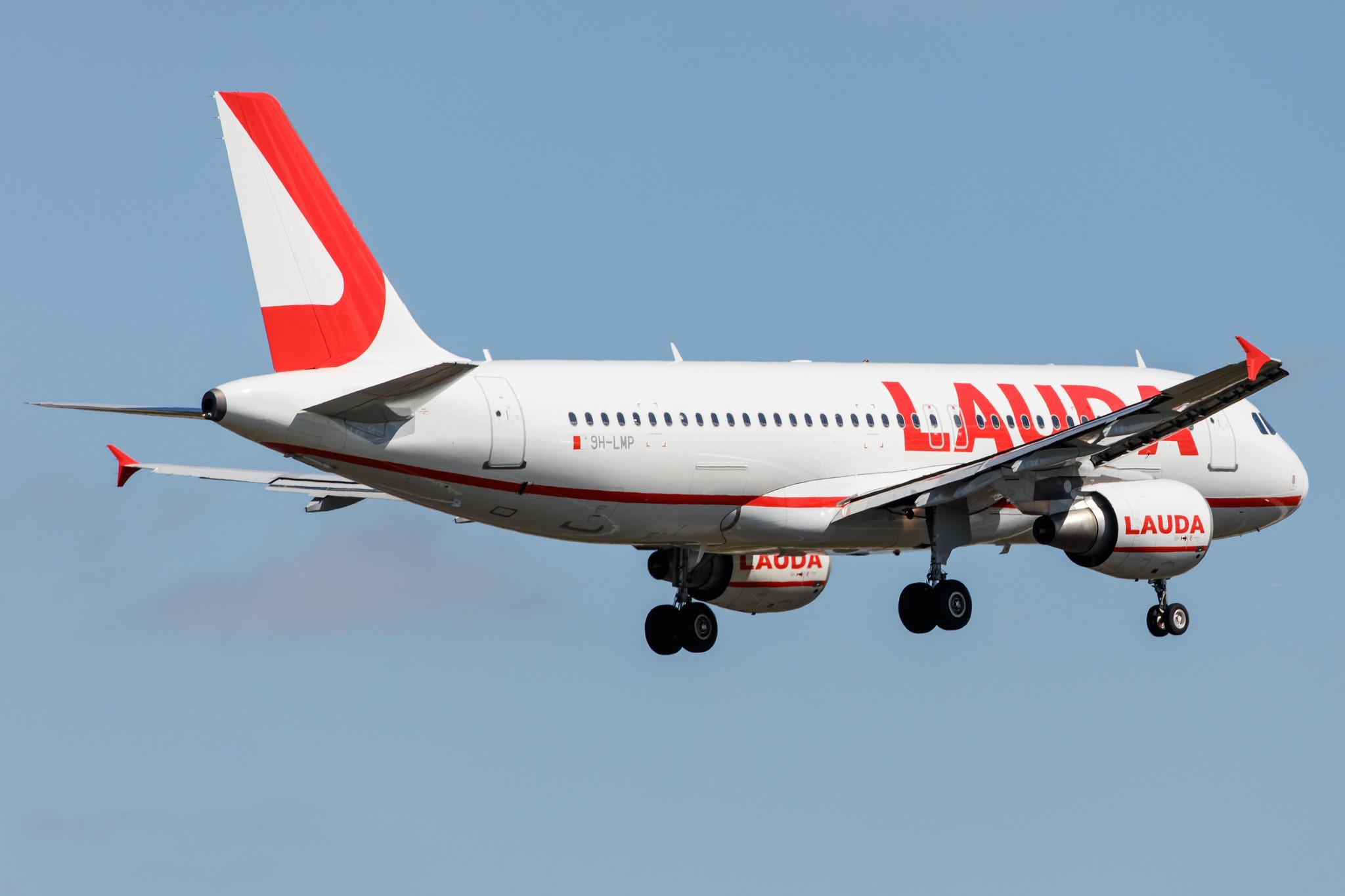 Frankfurt Airport: Lauda Europe (LW / LDA) |  Airbus A320-214 A320 | 9H-LMP | MSN 03616