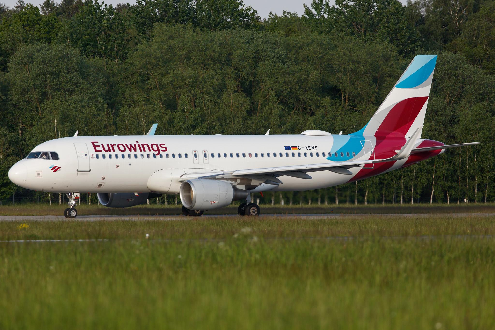 Hamburg Airport: Eurowings (EW / EWG) |  Airbus A320-214 A320 | D-AEWF | MSN 7087