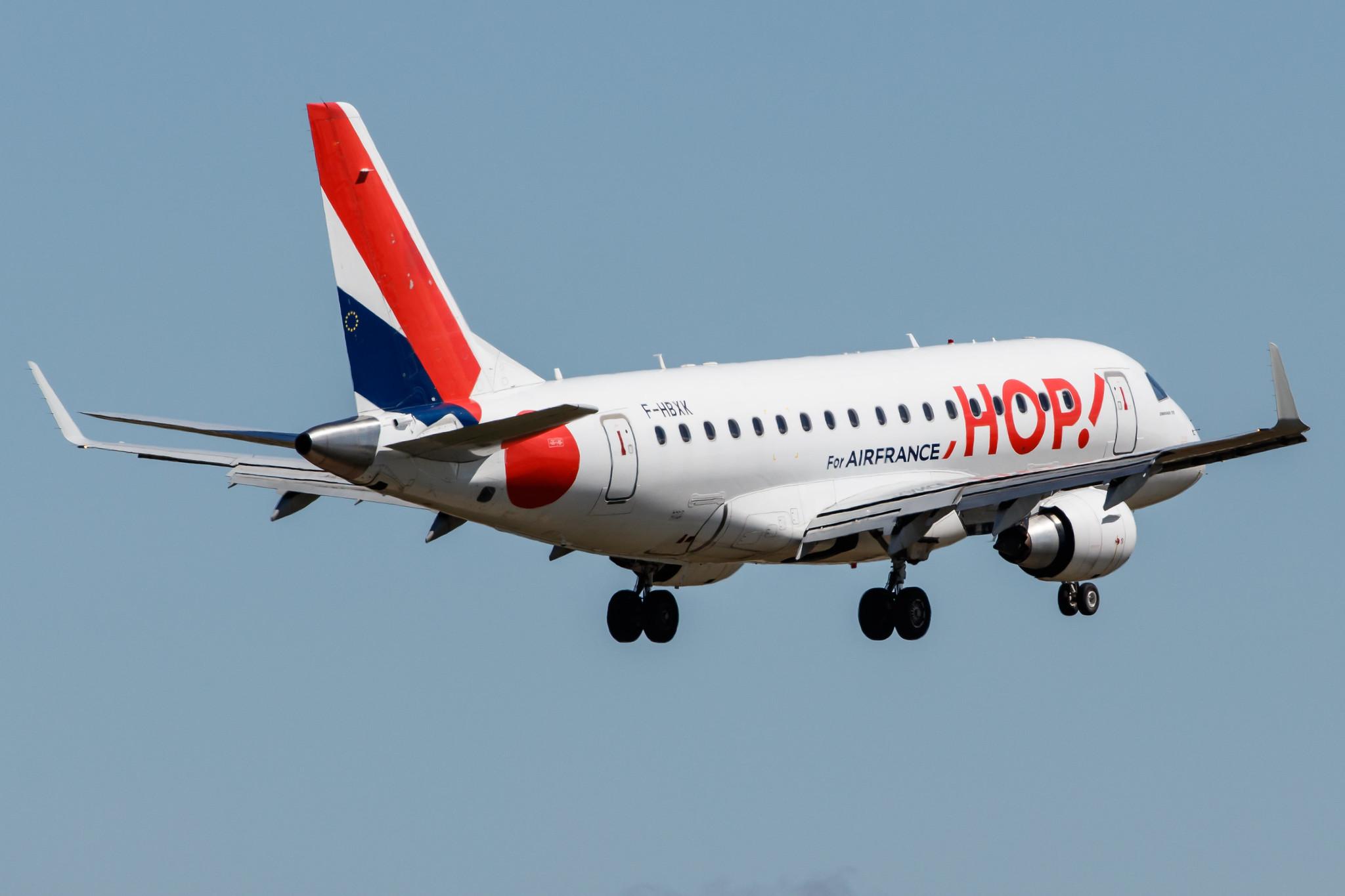 Frankfurt Airport: Air France (AF / AFR) | Operator: Air France Hop |  Embraer E170LR E170 | F-HBXK | MSN 17000008
