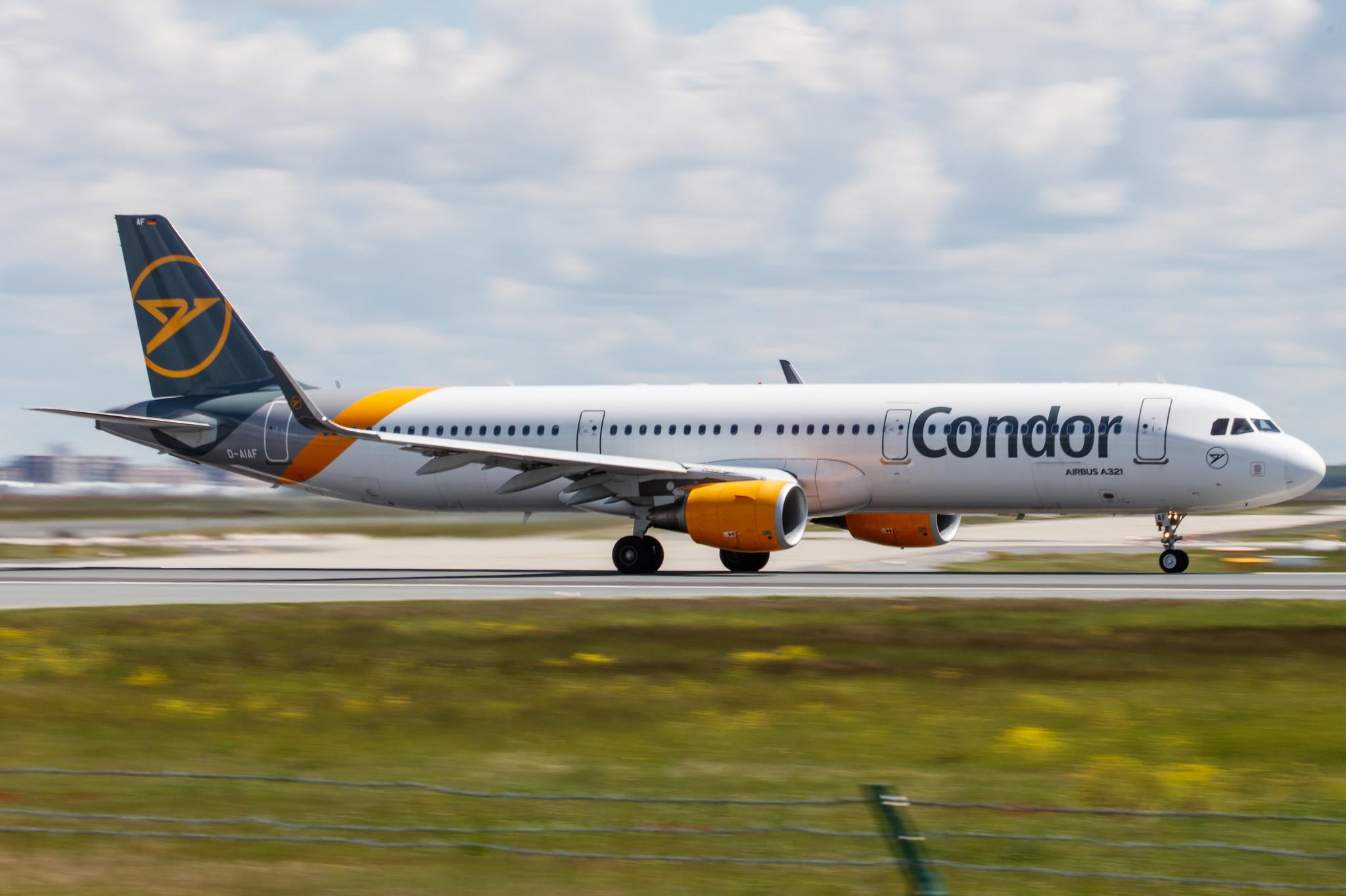 Frankfurt Airport: Condor (DE / CFG) |  Airbus A321-211 A321 | D-AIAF | MSN 6459