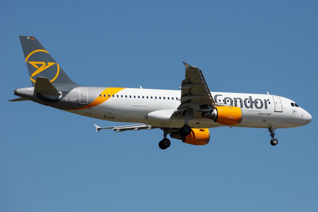 Frankfurt Airport: Condor (DE / CFG) |  Airbus A320-212 A320 | D-AICF | MSN 0905