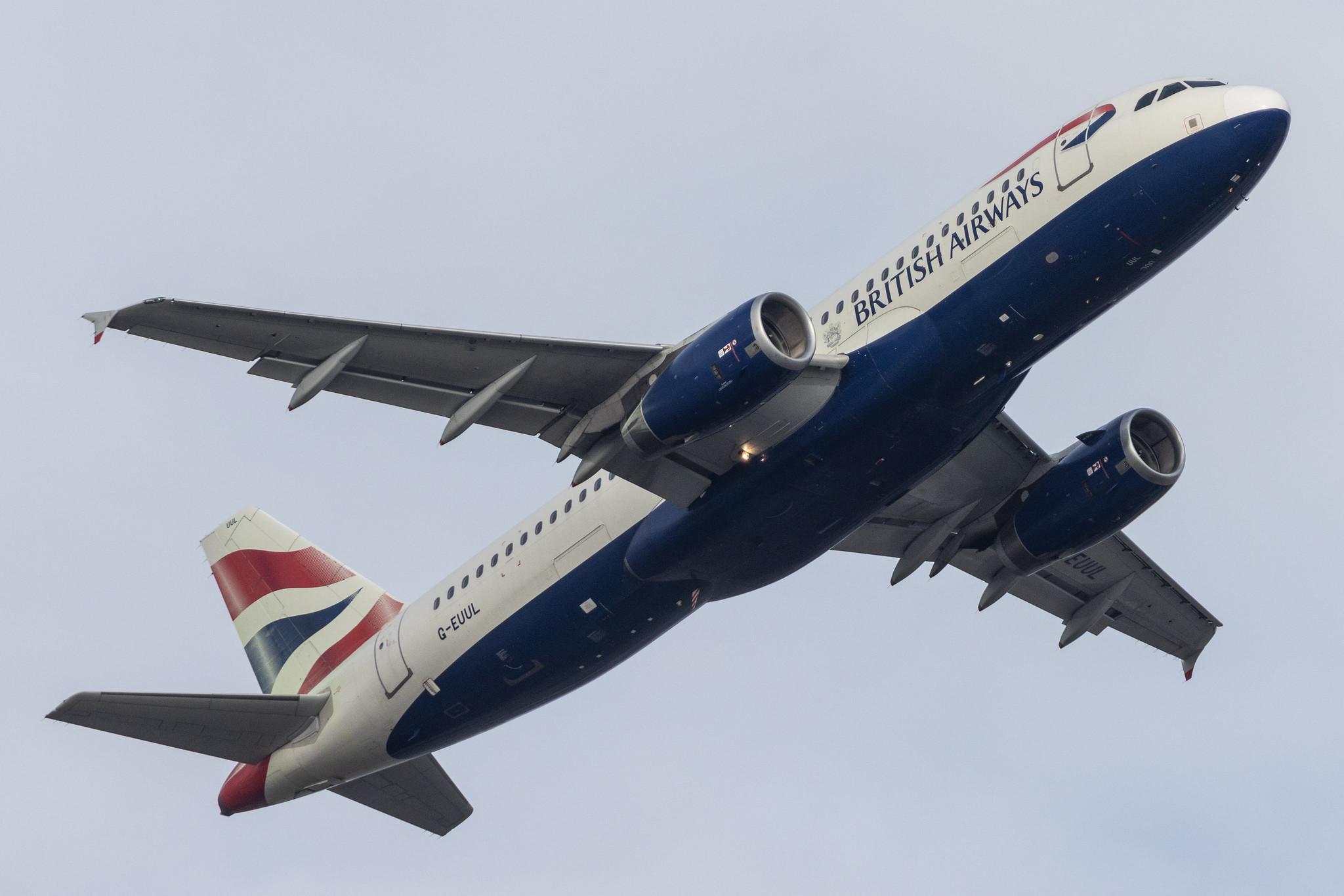 London Heathrow: British Airways (BA / BAW) |  Airbus A320-232 A320 | G-EUUL | MSN 1708