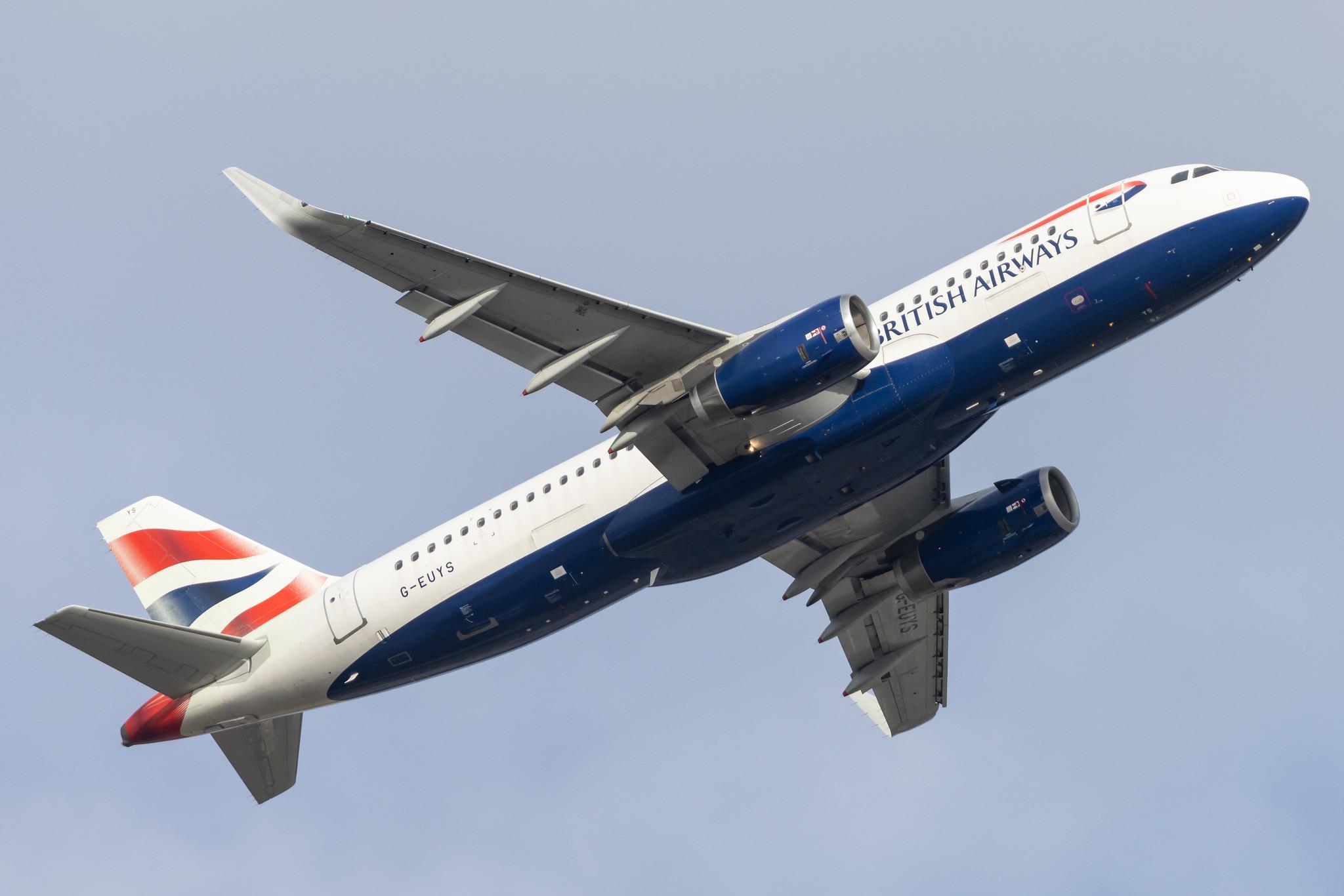 London Heathrow: British Airways (BA / BAW) |  Airbus A320-232 A320 | G-EUYS | MSN 5948