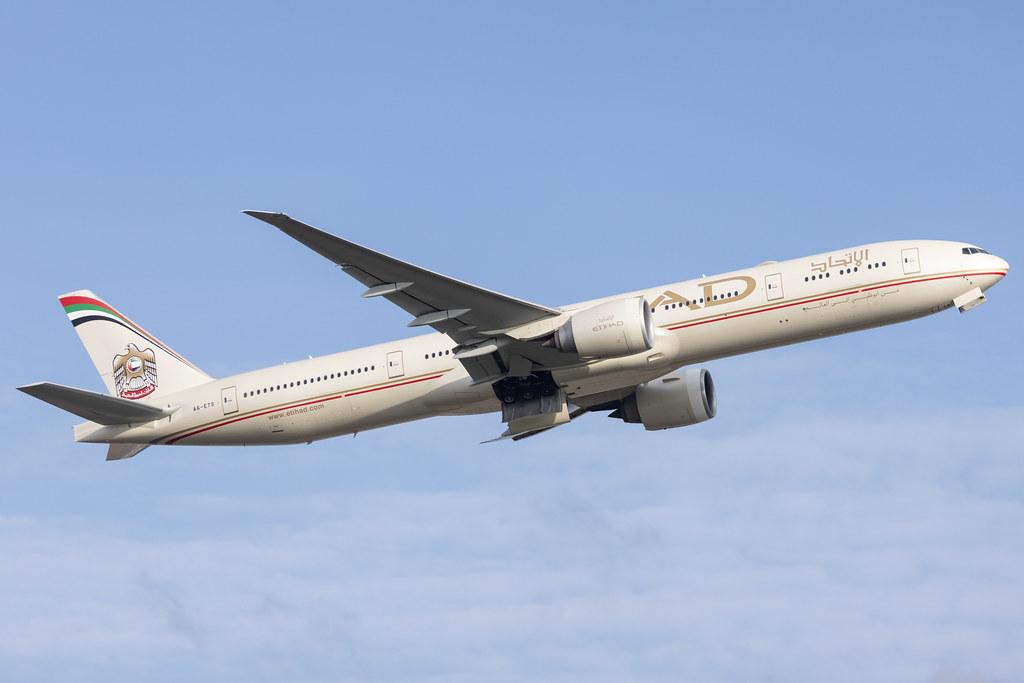 London Heathrow: Etihad Airways (EY / ETD) |  Boeing 777-3FX(ER) B77W | A6-ETS | MSN 44548