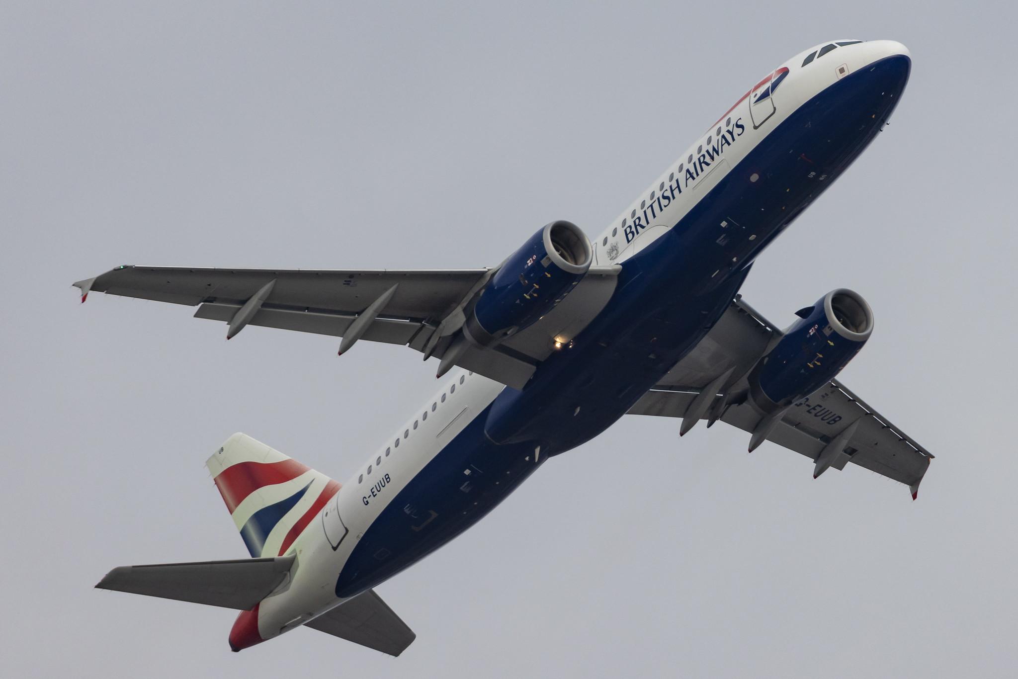 London Heathrow: British Airways (BA / BAW) |  Airbus A320-232 A320 | G-EUUB | MSN 1689