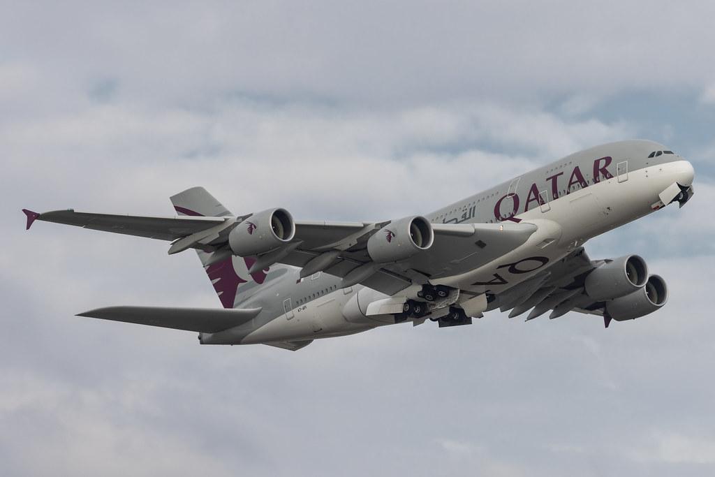 London Heathrow: Qatar Airways (QR / QTR) |  Airbus A380-861 A388 | A7-API | MSN 235