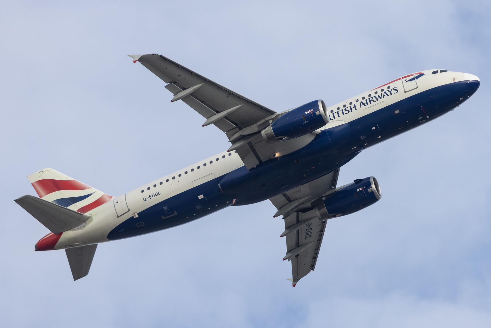 London Heathrow: British Airways (BA / BAW) |  Airbus A320-232 A320 | G-EUUL | MSN 1708