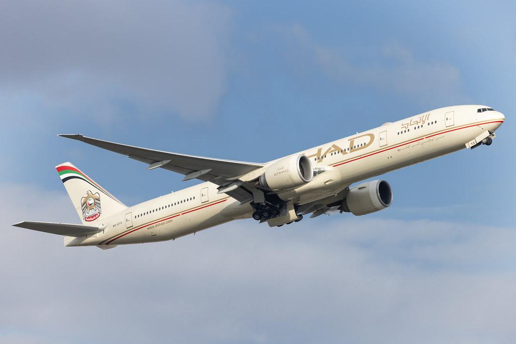 London Heathrow: Etihad Airways (EY / ETD) |  Boeing 777-3FX(ER) B77W | A6-ETS | MSN 44548