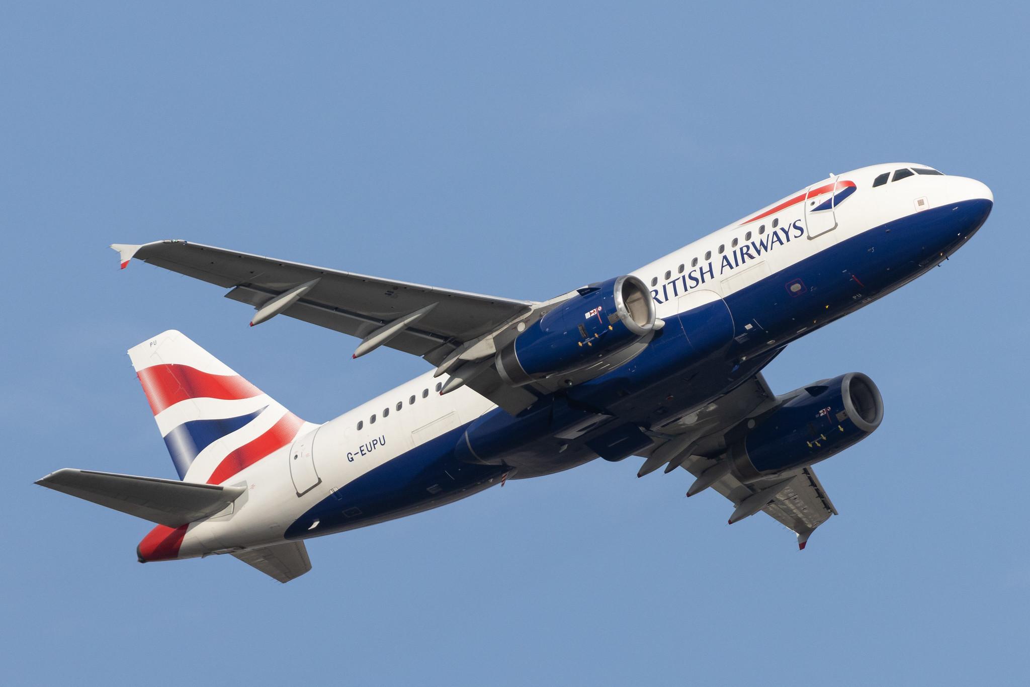 London Heathrow: British Airways (BA / BAW) |  Airbus A319-131 A319 | G-EUPU | MSN 1384