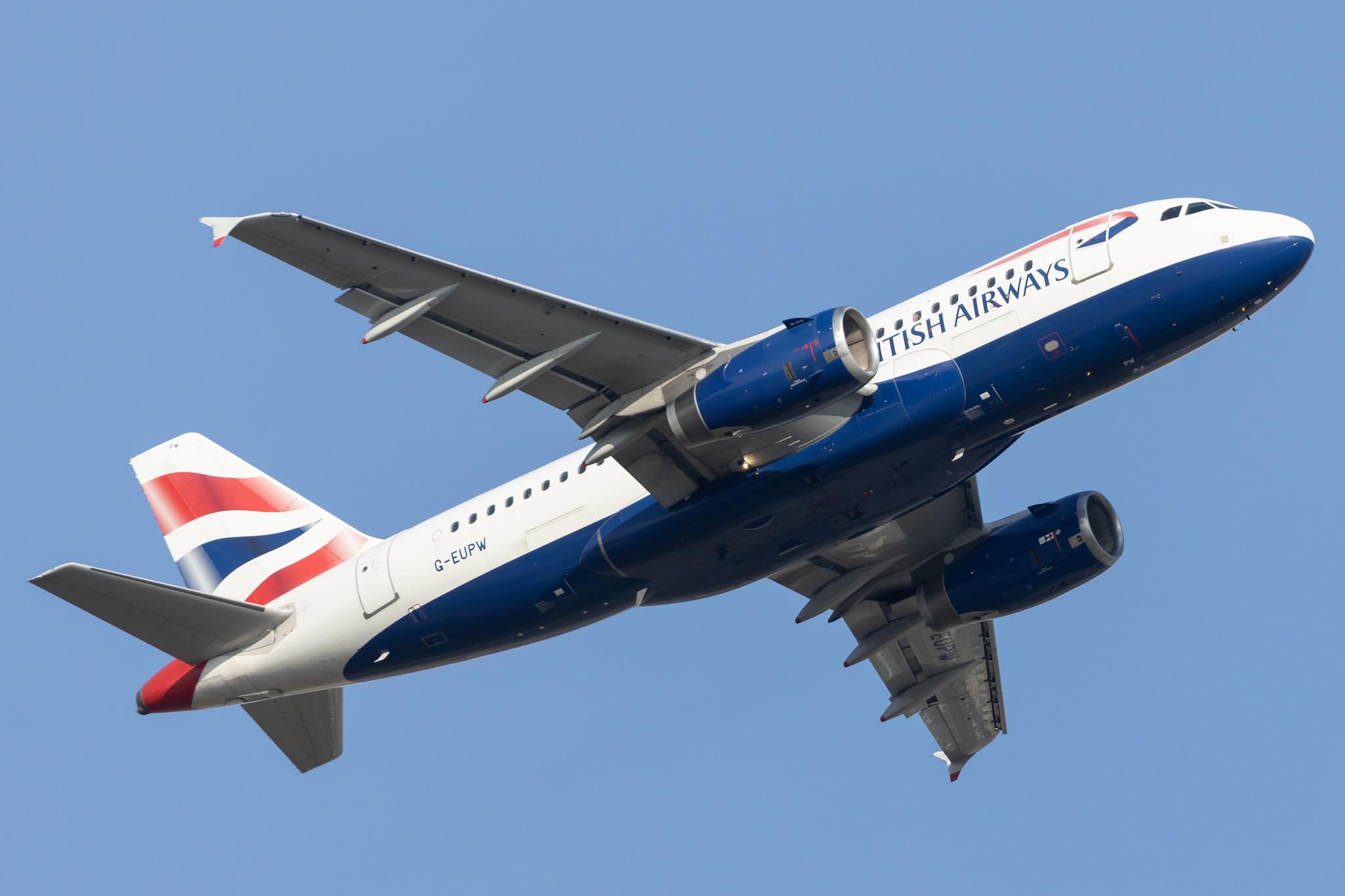 London Heathrow: British Airways (BA / BAW) |  Airbus A319-131 A319 | G-EUPW | MSN 1440