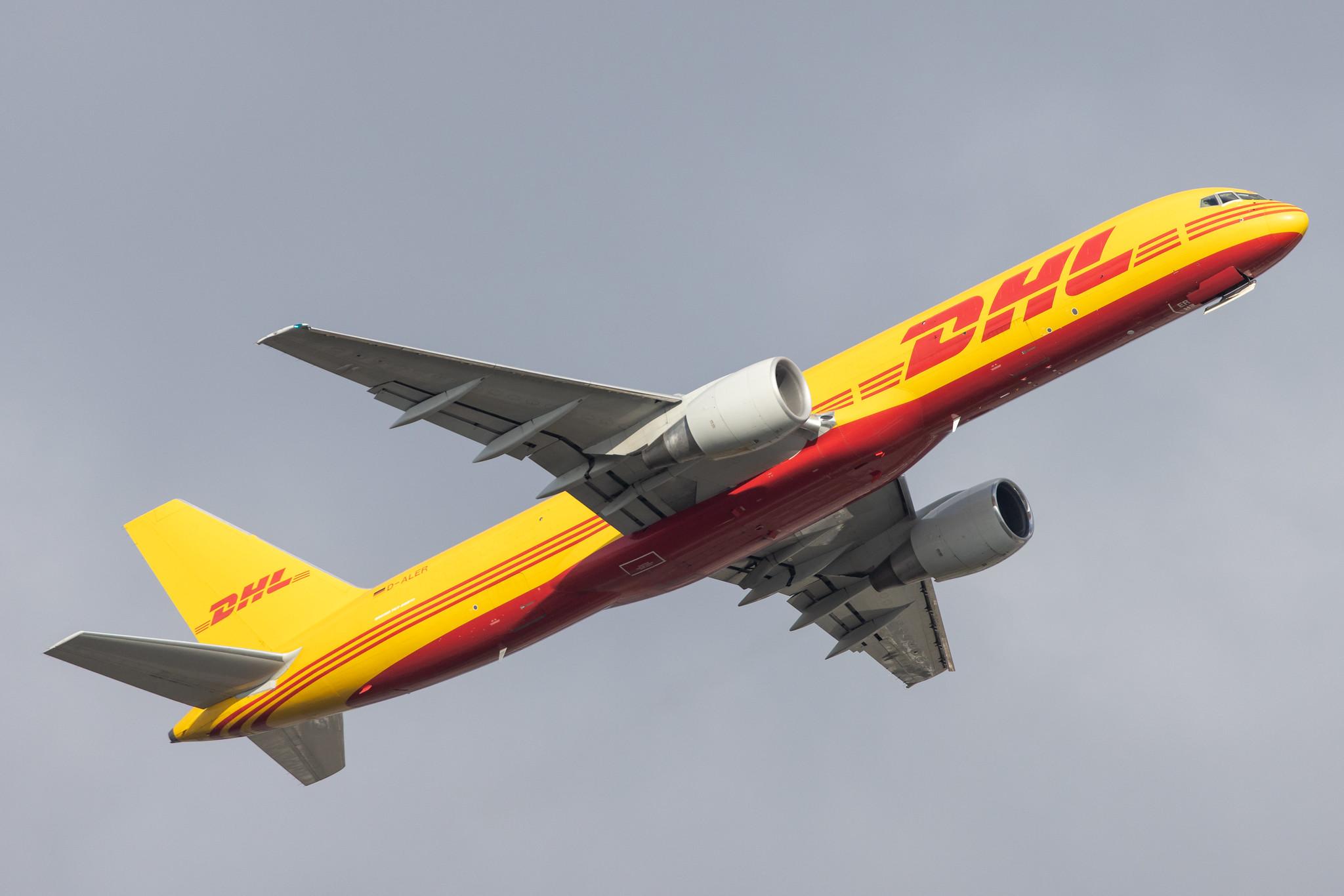 London Heathrow: DHL (D0 / DHK) | Operator: European Air Transport |  Boeing 757-2Q8(PCF) B752 | D-ALER | MSN 27351