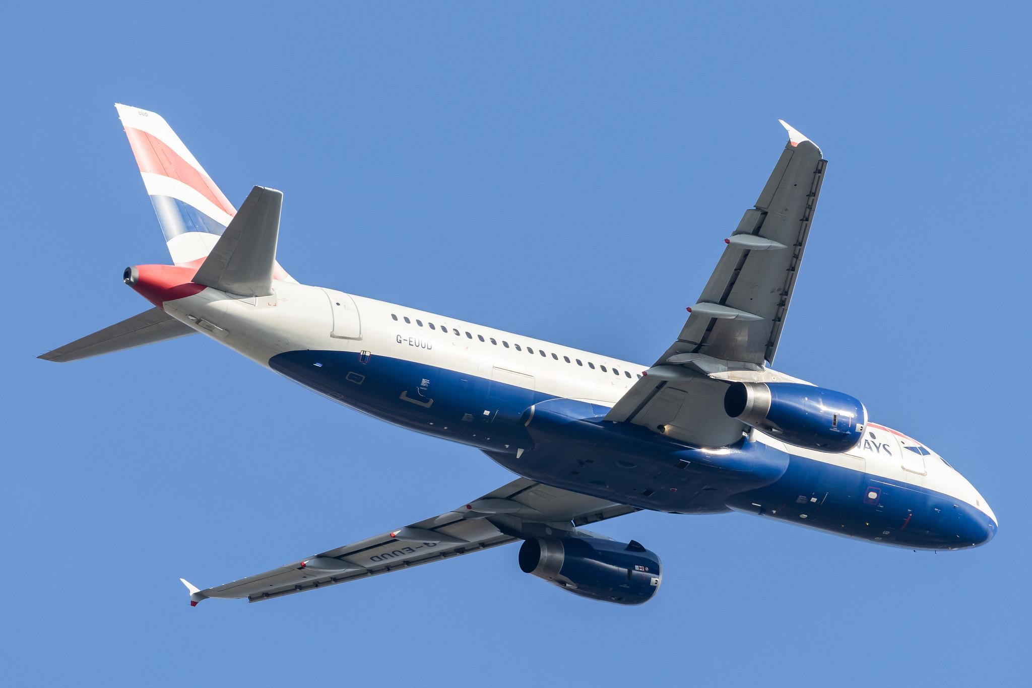 London Heathrow: British Airways (BA / BAW) |  Airbus A320-232 A320 | G-EUUD | MSN 1760