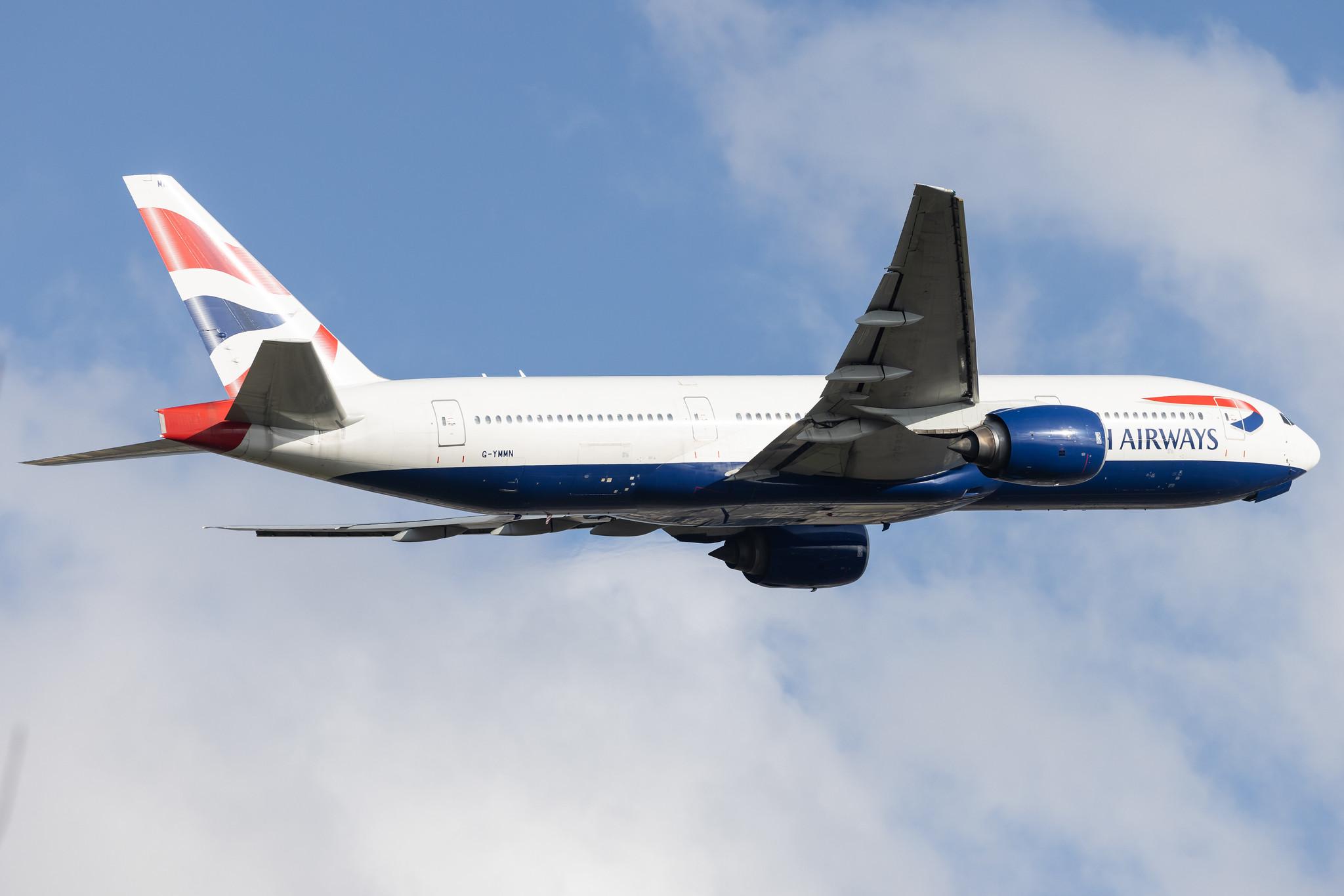 London Heathrow: British Airways (BA / BAW) |  Boeing 777-236(ER) B772 | G-YMMN | MSN 30316