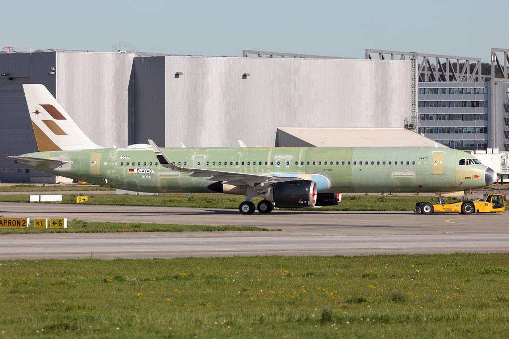 Hamburg Finkenwerder: STARLUX (JX / SJX) | Operator: Starlux Airlines |  Airbus A321-252NX A21N | D-AYAG (B-58204) | MSN 10077