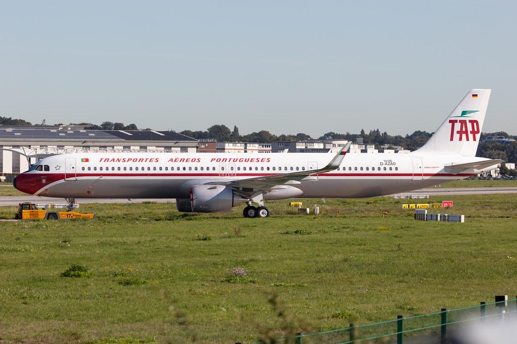 Hamburg Finkenwerder: TAP Air Portugal (TP / TAP) |  Livery: Retro Livery |  Airbus A321-251NX A21N | D-AZAO (CS-TJR) | MSN 10105