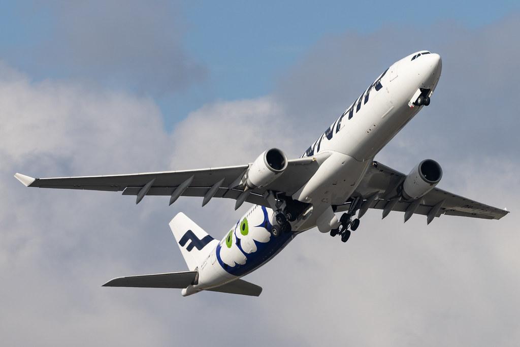 London Heathrow: Finnair (AY / FIN) |  Livery: Marimekko Unikko Livery |  Airbus A330-302 A333 | OH-LTO | MSN 1013