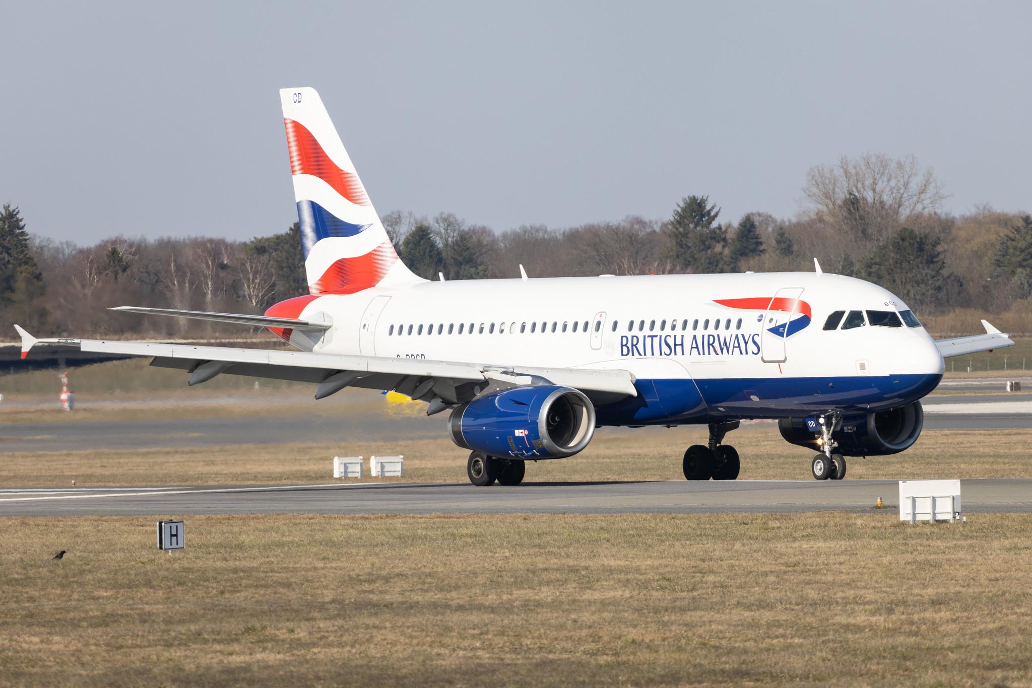Hamburg Airport: British Airways (BA / BAW) |  Airbus A319-131 A319 | G-DBCD | MSN 2389