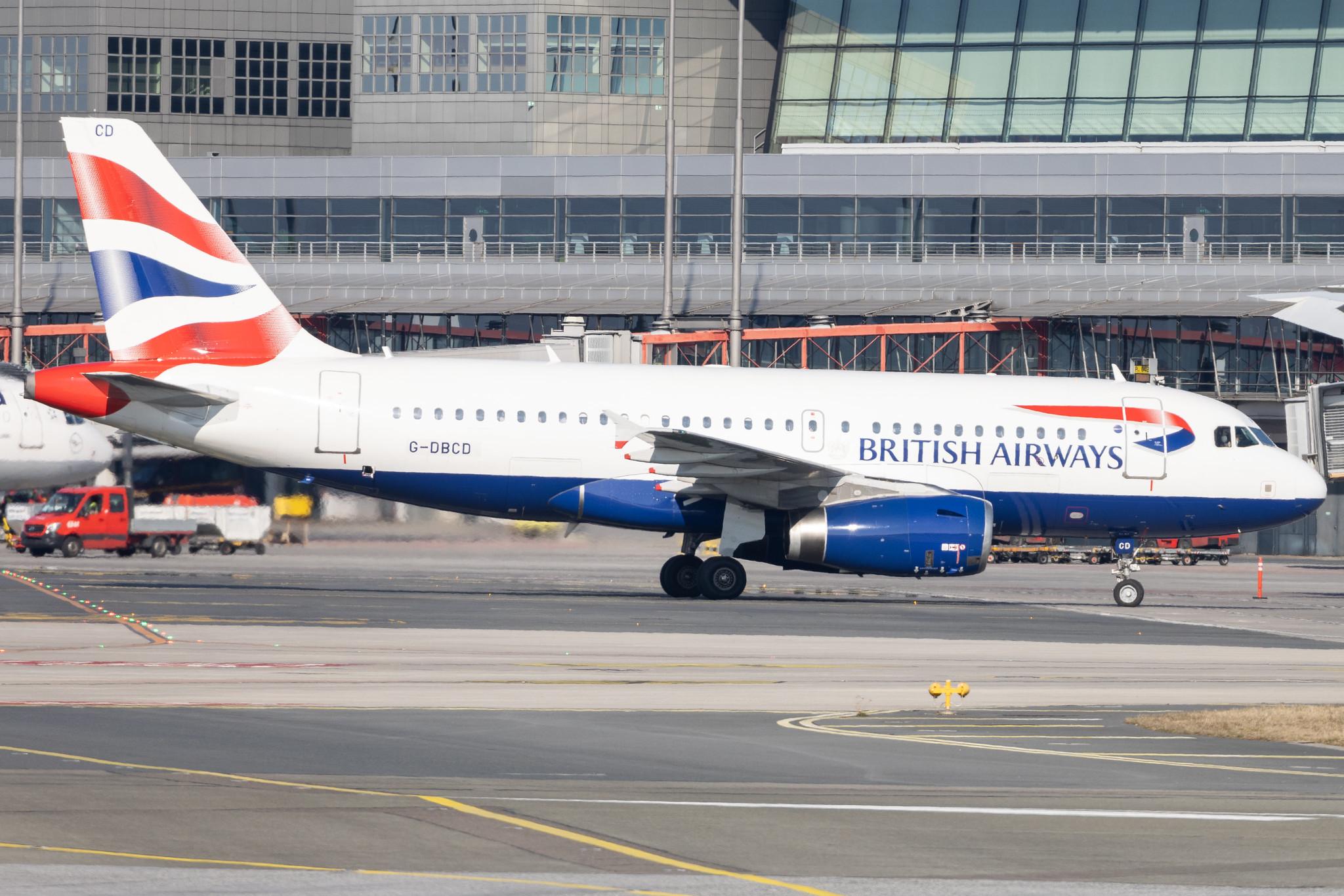 Hamburg Airport: British Airways (BA / BAW) |  Airbus A319-131 A319 | G-DBCD | MSN 2389