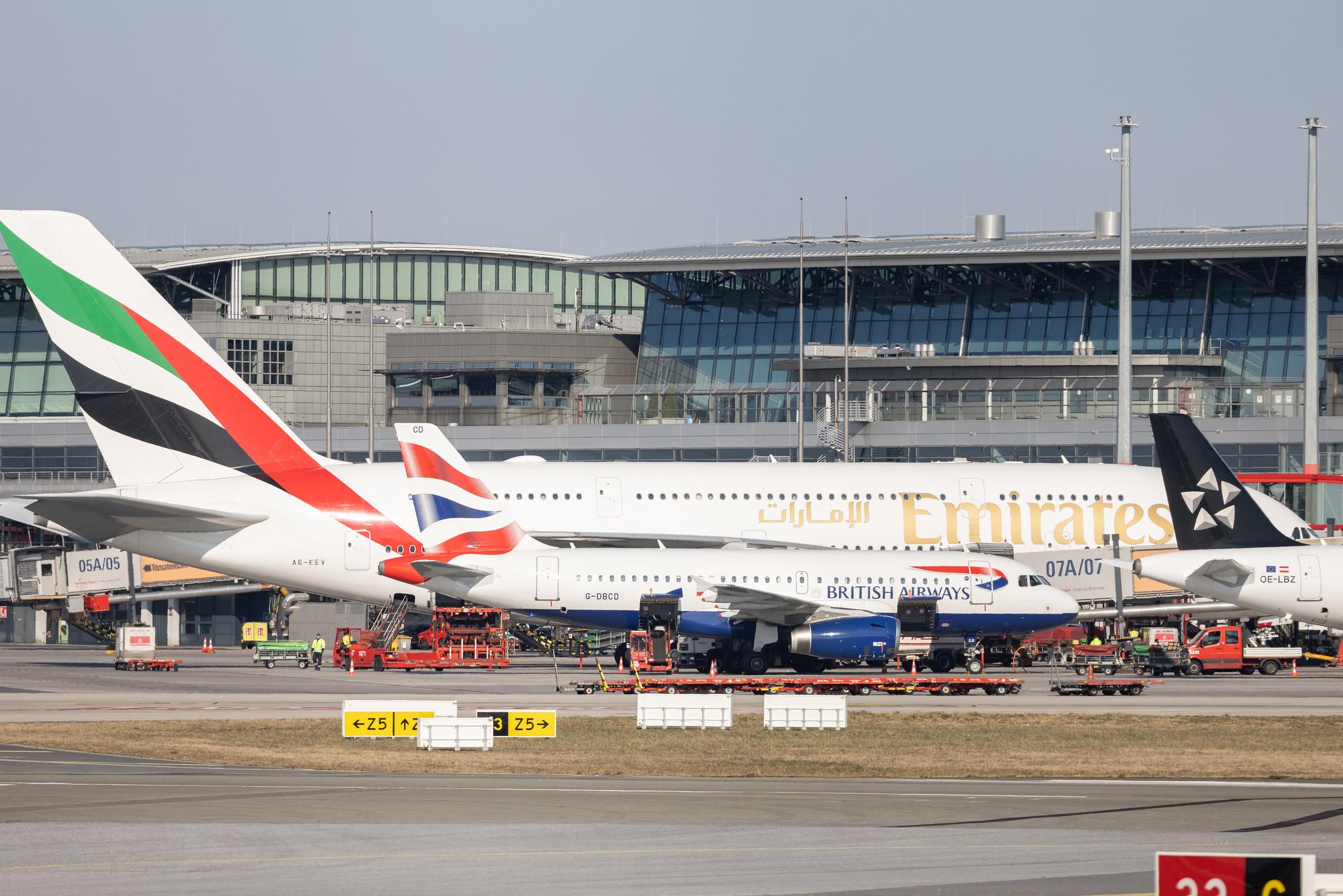 Hamburg Airport: British Airways (BA / BAW) |  Airbus A319-131 A319 | G-DBCD | MSN 2389