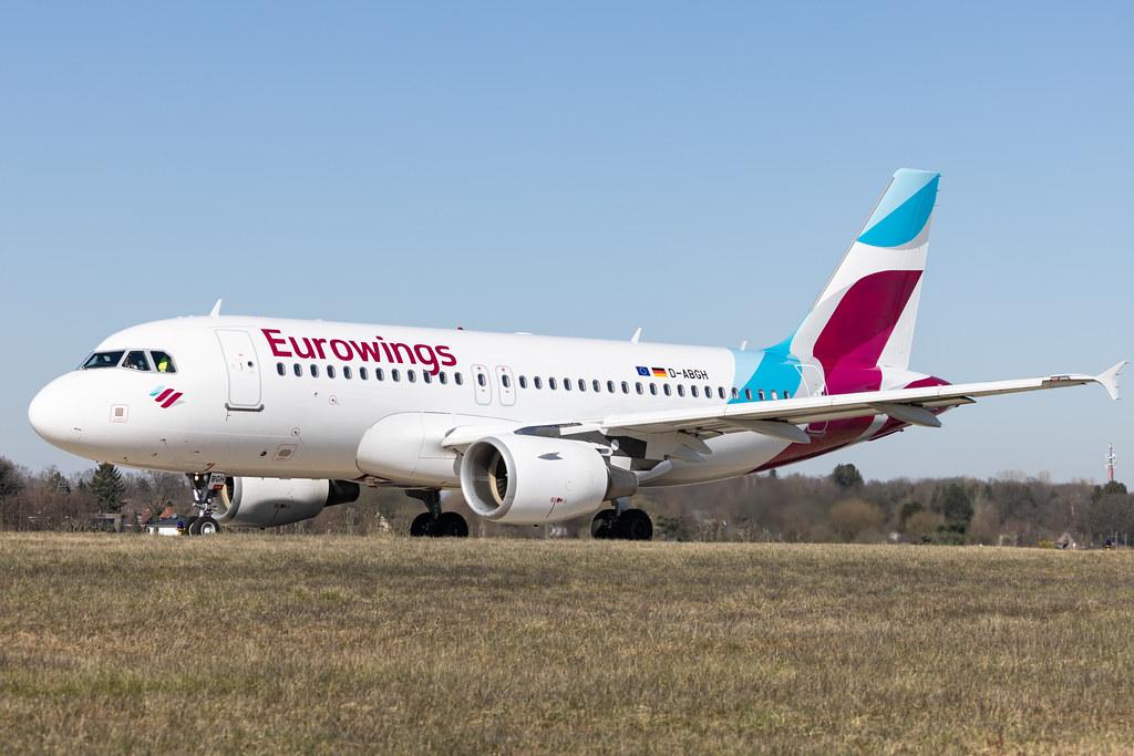 Hamburg Airport: Eurowings (EW / EWG) | Airbus A319-112 A319 | D-ABGH | MSN 3245