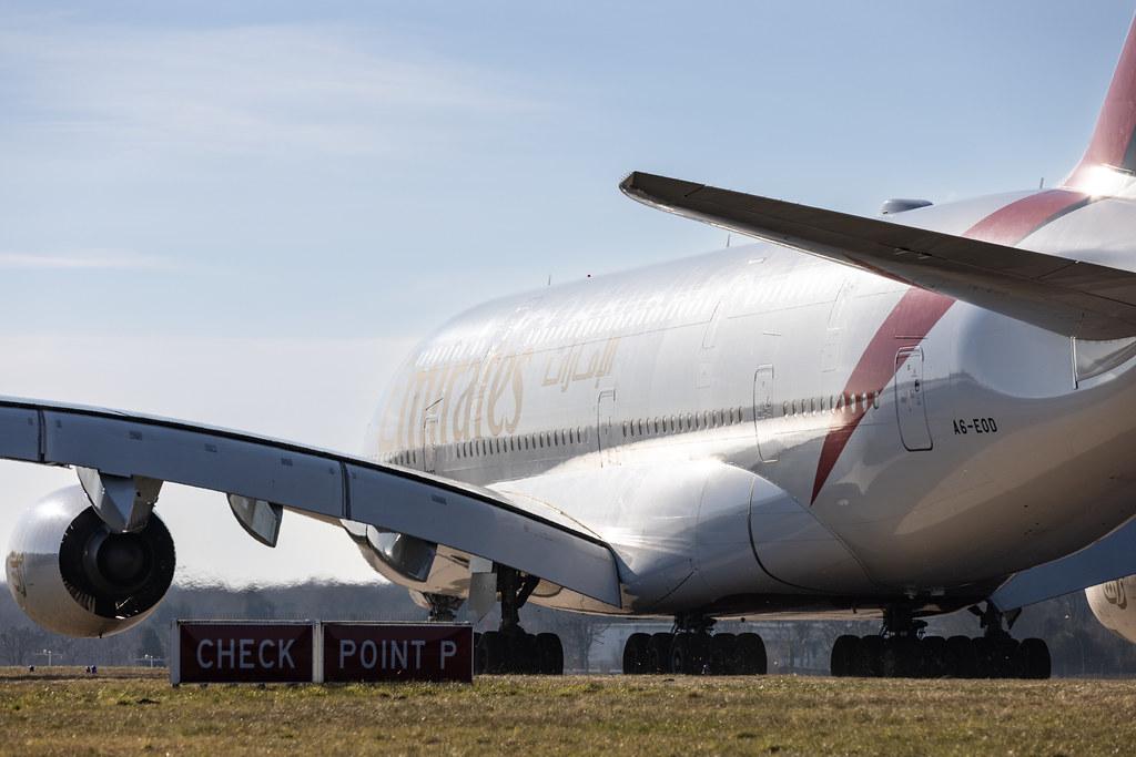 Hamburg Airport: Emirates (EK / UAE) |  Airbus A380-861 A388 | A6-EOD | MSN 168