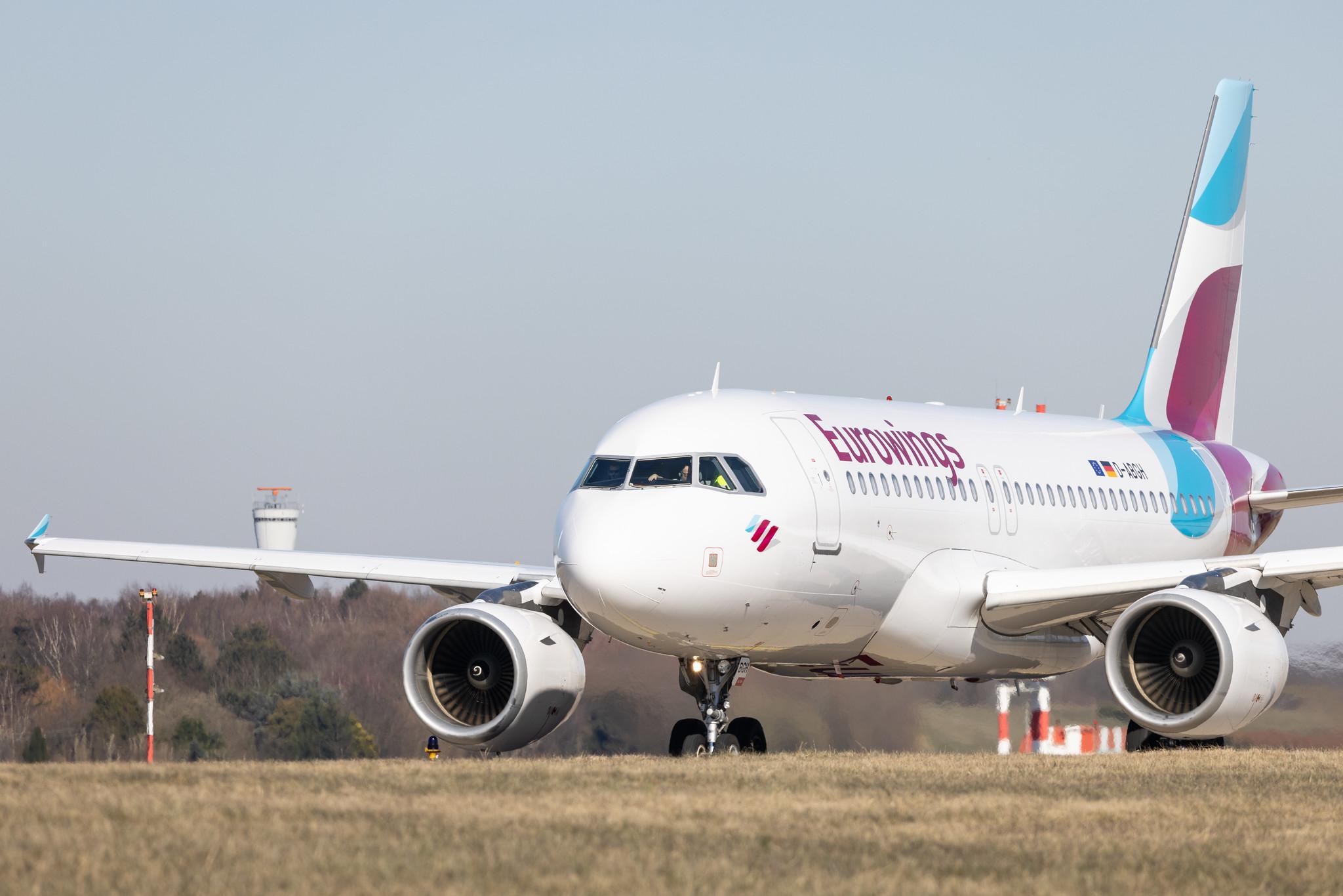 Hamburg Airport: Eurowings (EW / EWG) | Airbus A319-112 A319 | D-ABGH | MSN 3245