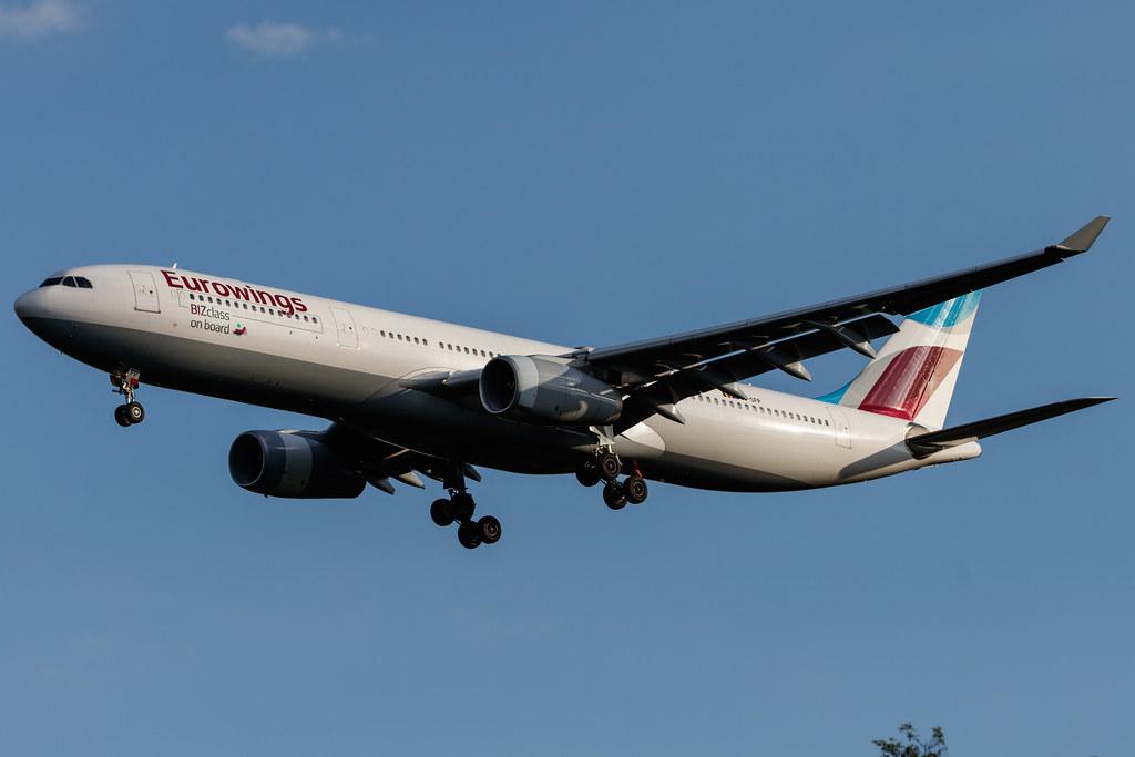 Frankfurt Airport: Eurowings (EW / EWG) | Operator: Brussels Airlines | Airbus A330-343 A333 | OO-SFP | MSN 0645