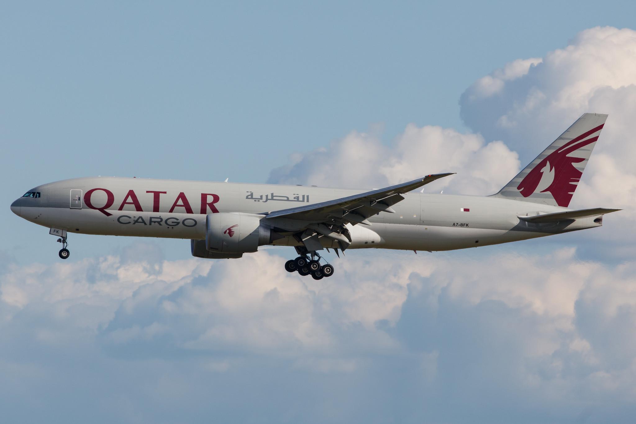 Frankfurt Airport: Qatar Cargo (QR / QTR) | Operator: Qatar Airways |  Boeing 777-FDZ B77L | A7-BFK | MSN 62084