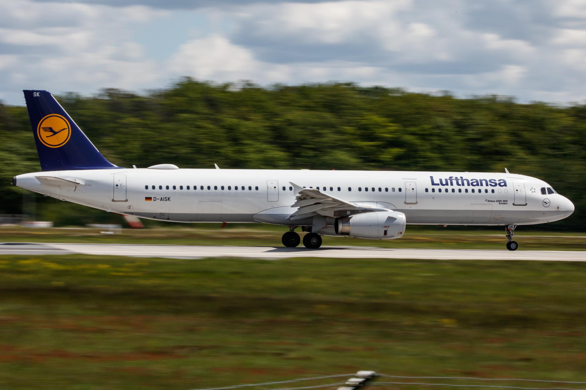 Frankfurt Airport: Lufthansa (LH / DLH) |  Airbus A321-231 A321 | D-AISK | MSN 3387