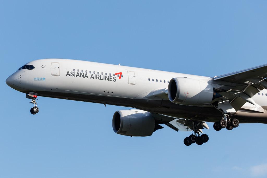 Frankfurt Airport: Asiana Airlines (OZ / AAR) |  Airbus A350-941 A359 | HL8381 | MSN 387