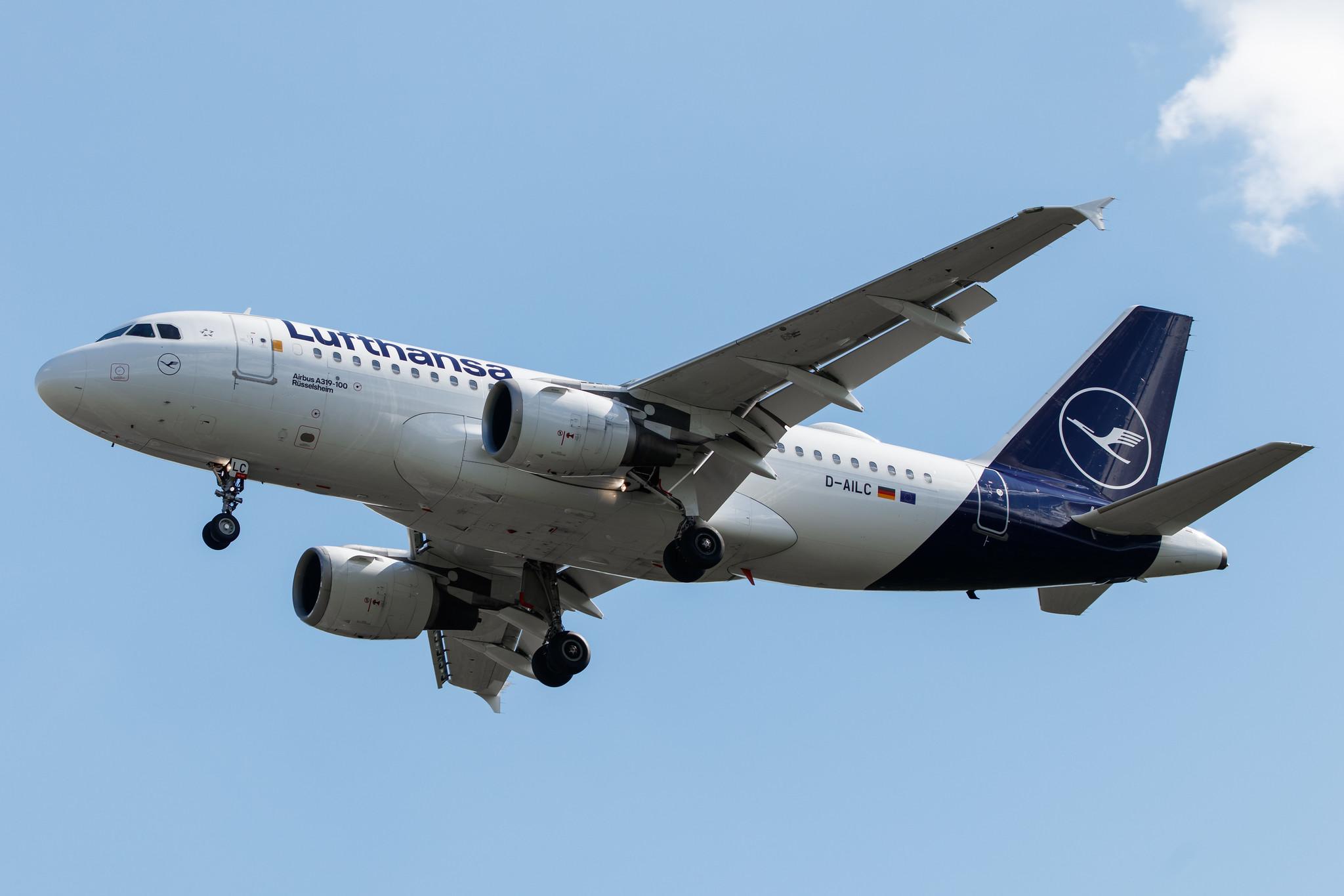 Frankfurt Airport: Lufthansa (LH / DLH) |  Airbus A319-114 A319 | D-AILC | MSN 0616