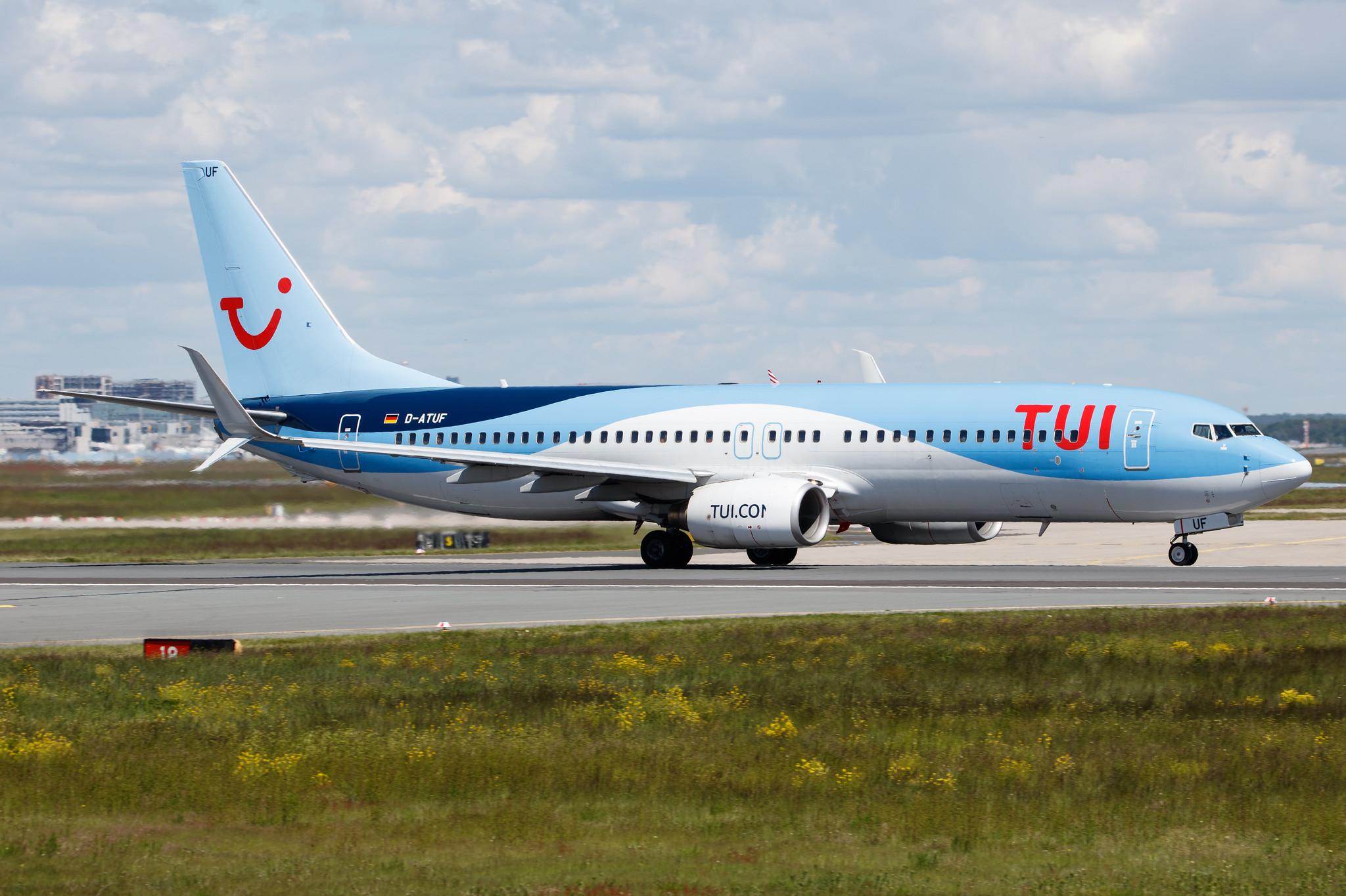 Frankfurt Airport: TUI (X3 / TUI) | Operator: TUI fly |  Boeing 737-8K5 B738 | D-ATUF | MSN 34687