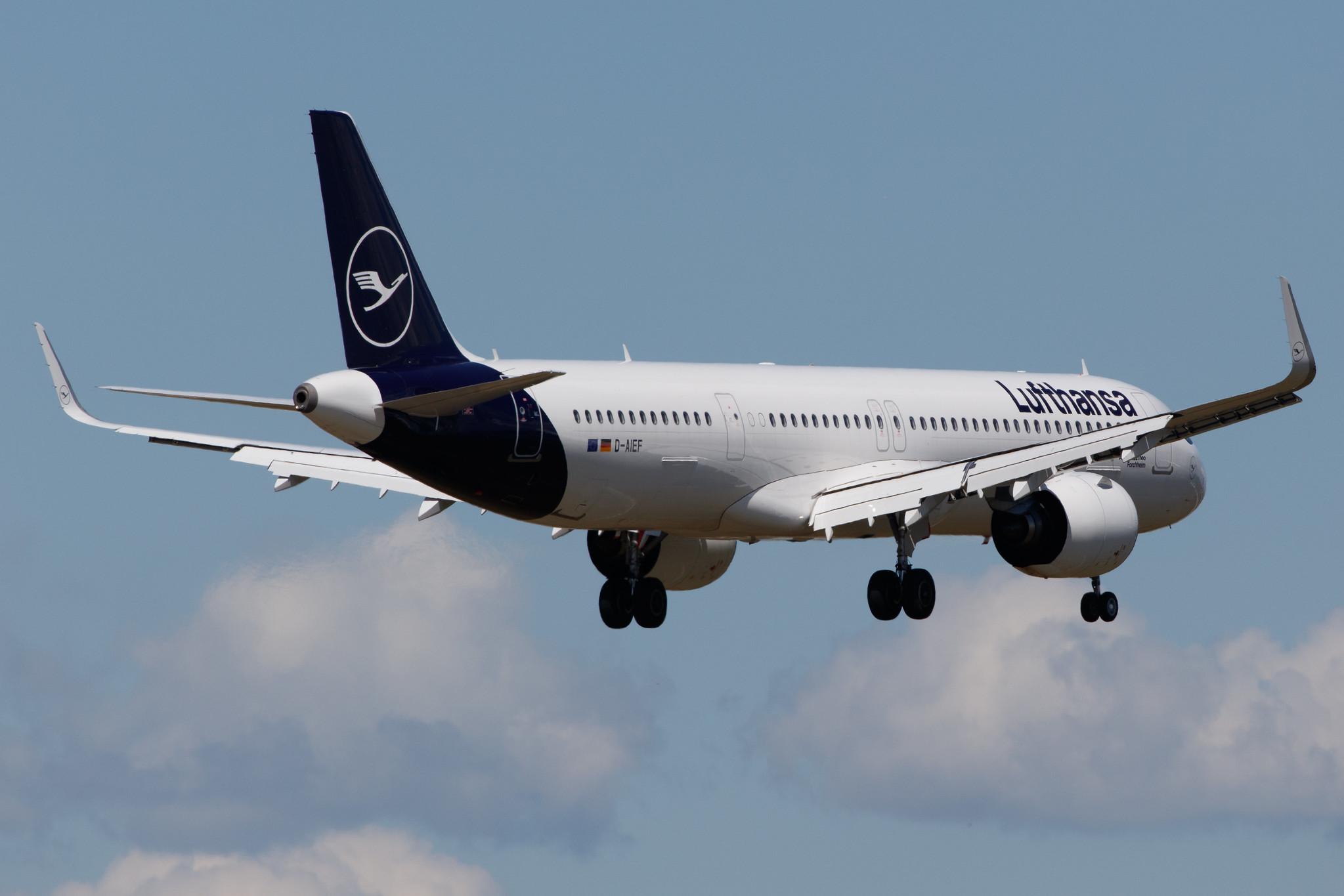 Frankfurt Airport: Lufthansa (LH / DLH) |  Airbus A321-271NX A21N | D-AIEF | MSN 10010