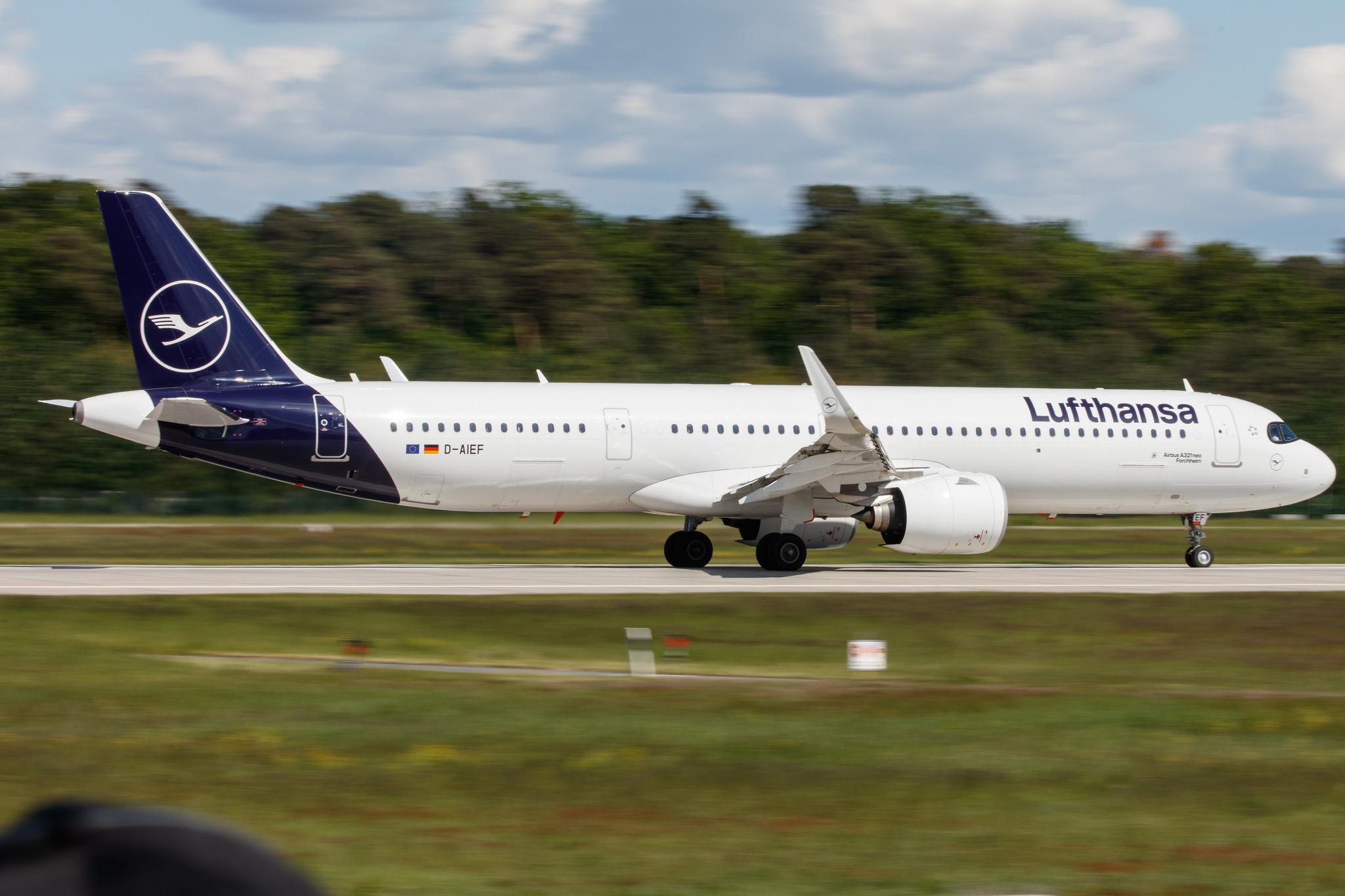 Frankfurt Airport: Lufthansa (LH / DLH) |  Airbus A321-271NX A21N | D-AIEF | MSN 10010
