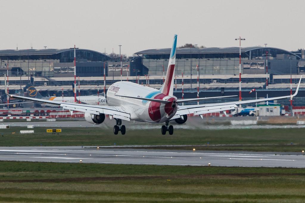 Hamburg Airport: Eurowings (EW / EWG) | Operator: TUI fly |  Boeing 737-86J B738 | D-ABMQ | MSN 37780