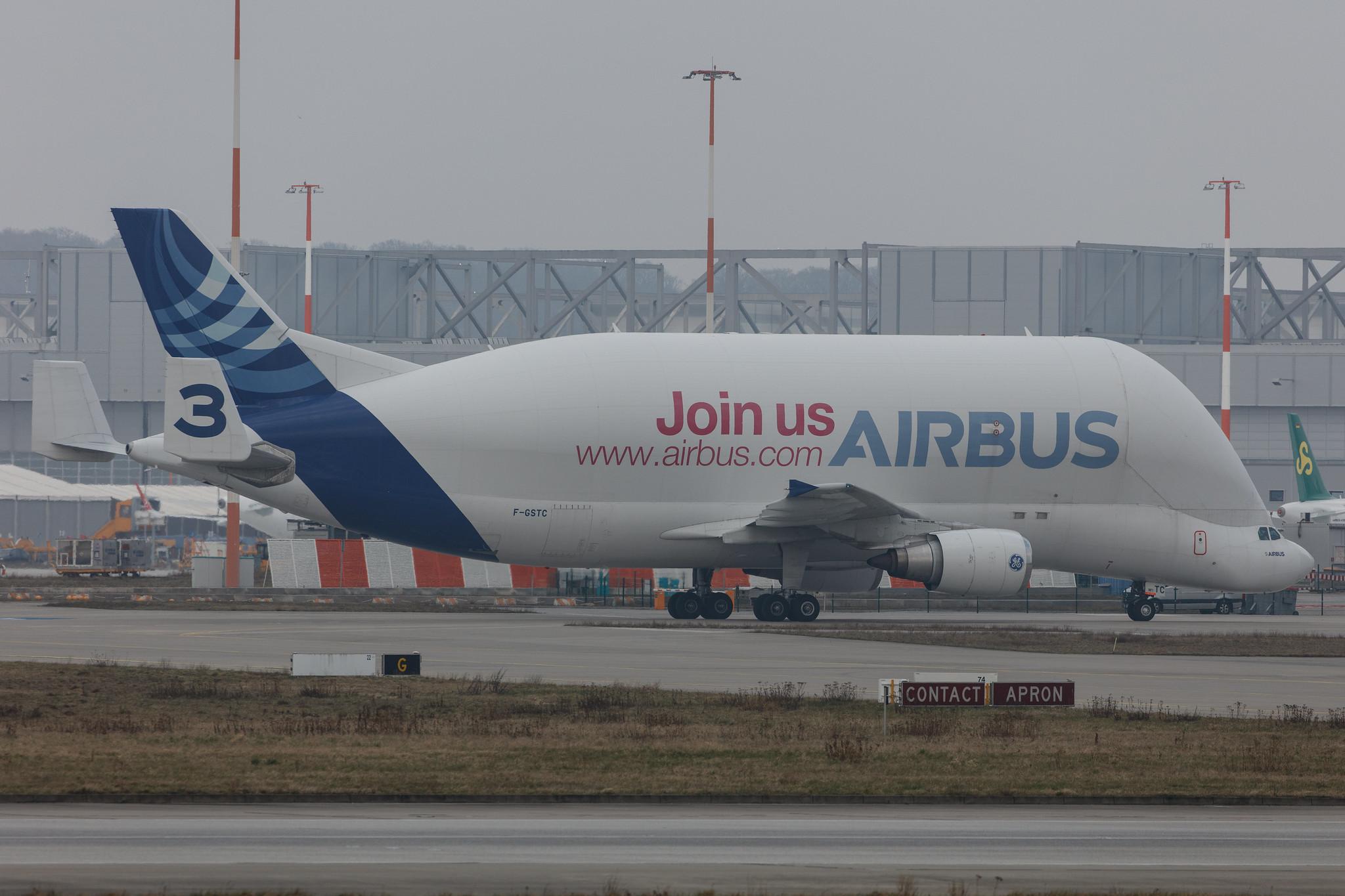 Hamburg Finkenwerder: Airbus Transport International (4Y / BGA) |  Airbus A300-608ST Beluga A3ST | F-GSTC | MSN 765