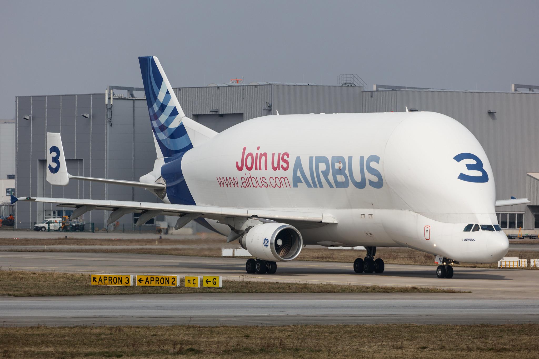 Hamburg Finkenwerder: Airbus Transport International (4Y / BGA) |  Airbus A300-608ST Beluga A3ST | F-GSTC | MSN 765