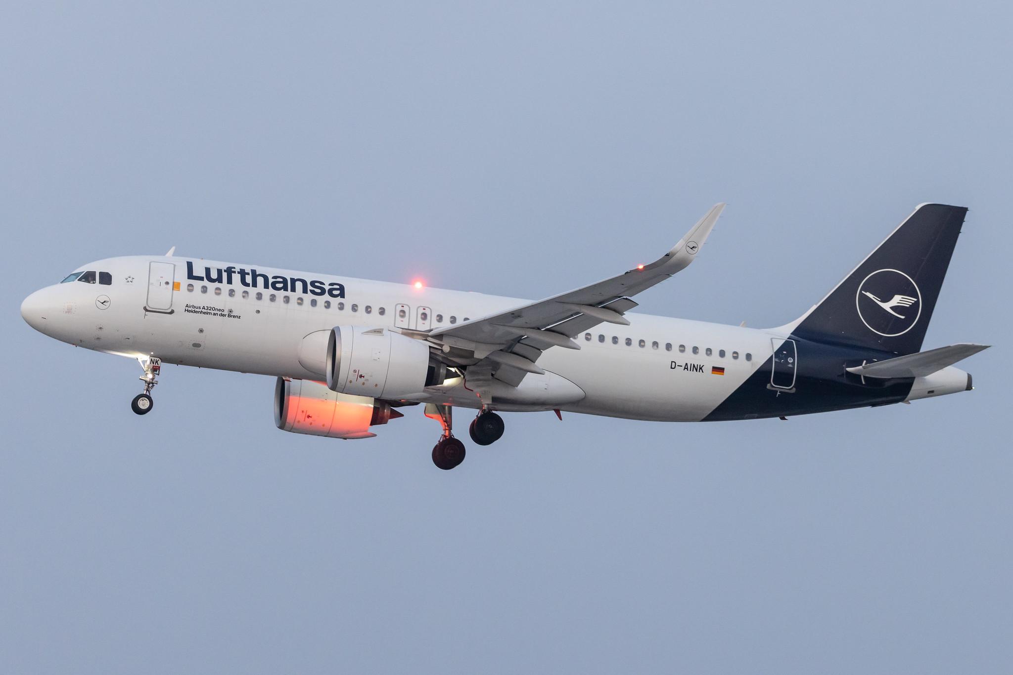 Hamburg Airport: Lufthansa (LH / DLH) |  Airbus A320-271N A20N | D-AINK | MSN 8249