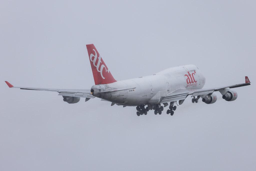 Hamburg Airport: Aerotranscargo (/ ATG) |  Boeing 747-409(BDSF) B744 | ER-BAM | MSN 24312