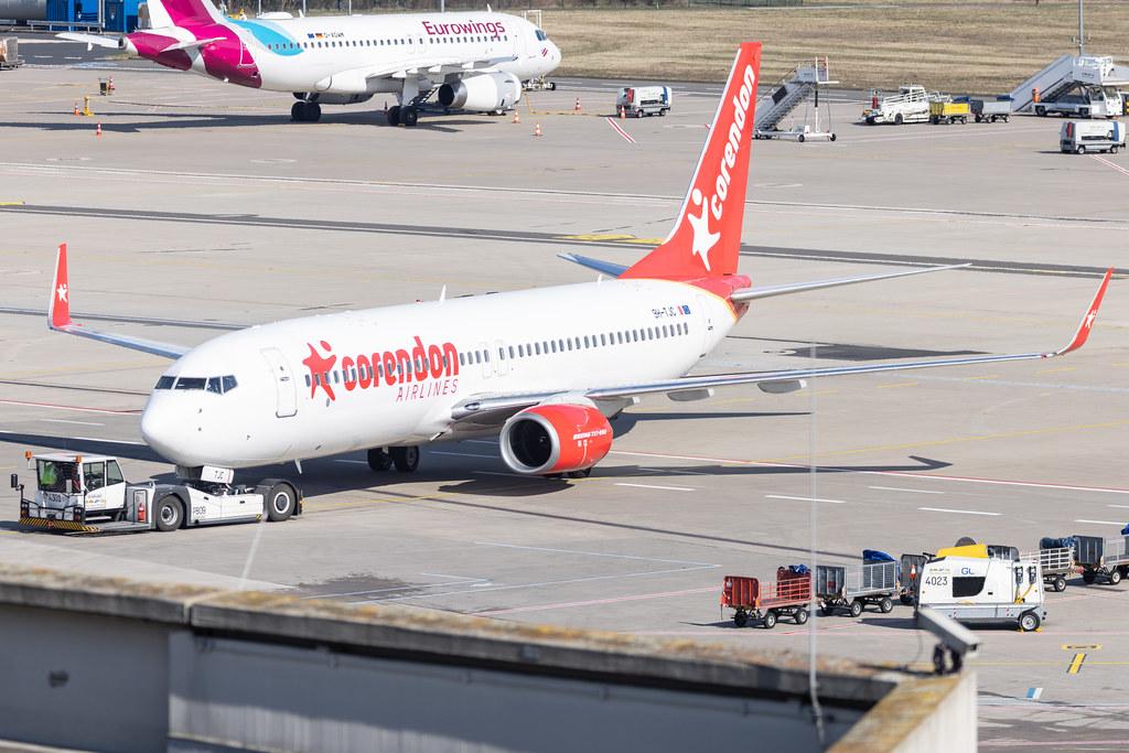 Köln Bonn Airport: Corendon Airlines (XC / CAI) | Operator: Corendon Airlines Europe |  Boeing 737-86N B738 | 9H-TJC | MSN 38012