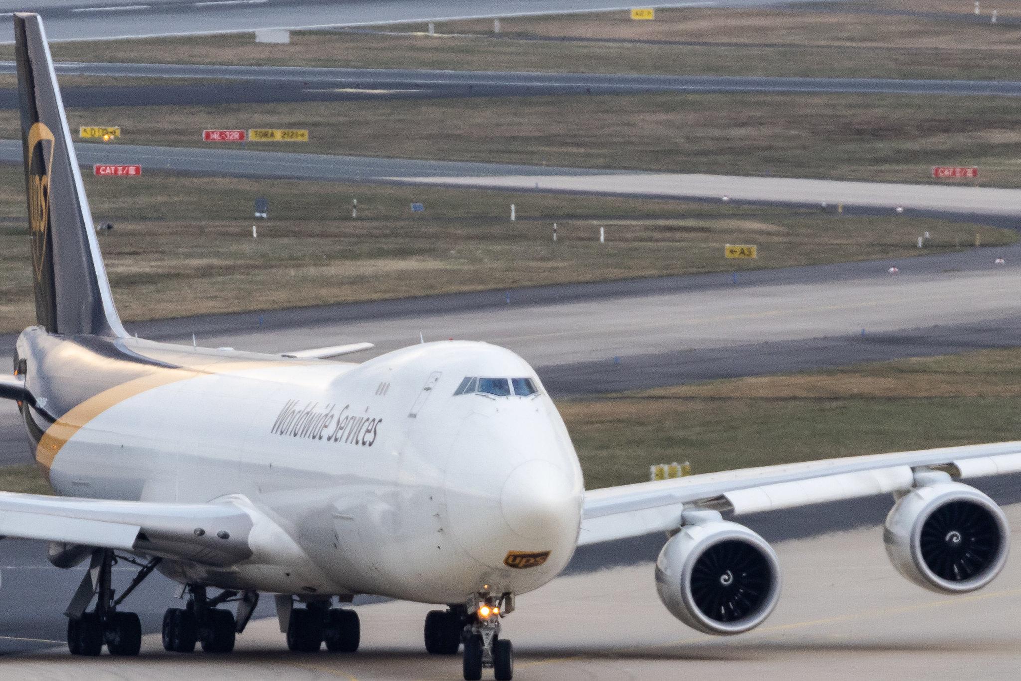 Köln Bonn Airport: UPS (5X / UPS) |  Boeing 747-8F B748 | N606UP | MSN 64253