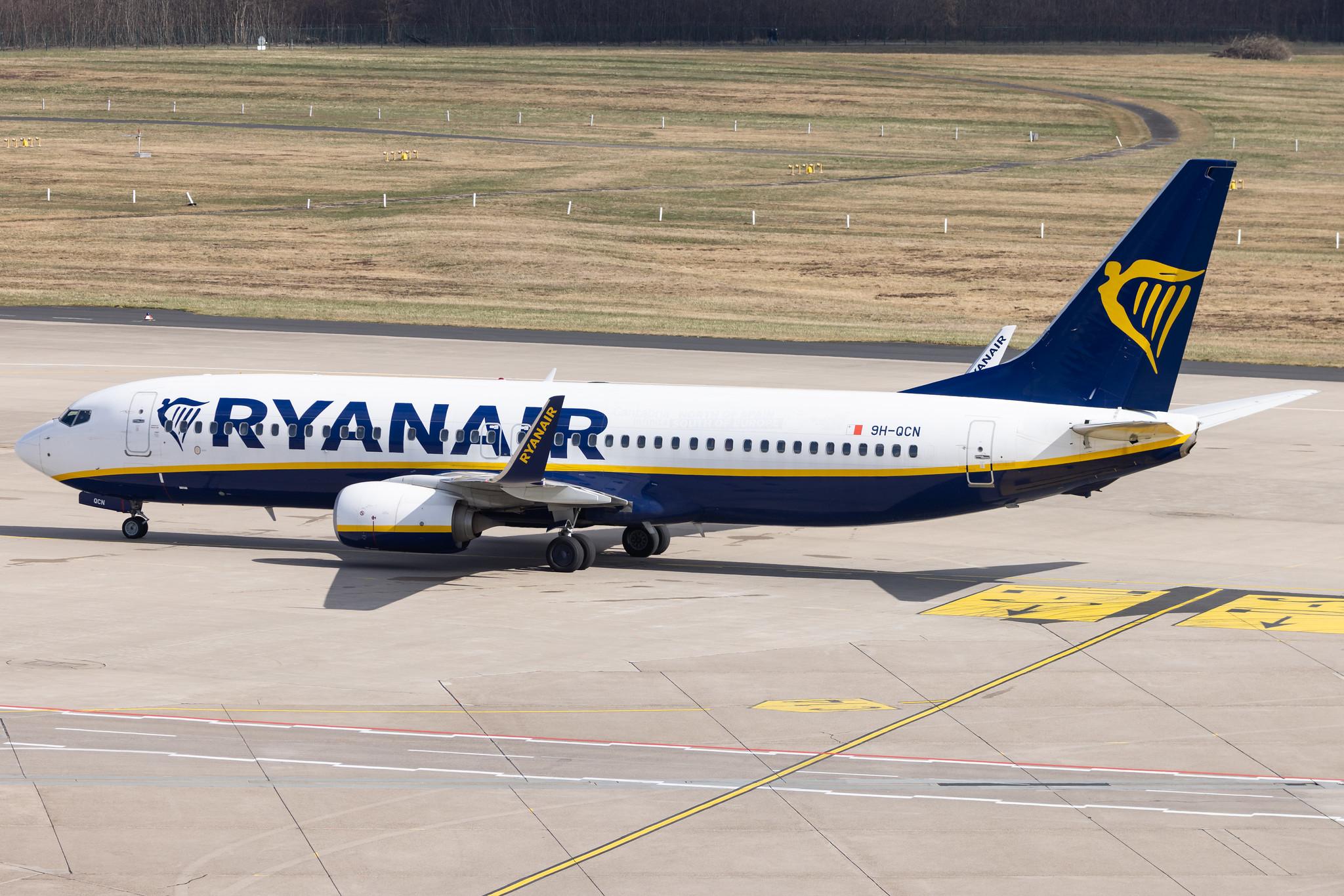 Köln Bonn Airport: Ryanair (FR / RYR) | Operator: Malta Air |  Boeing 737-8AS B738 | 9H-QCN | MSN 44833
