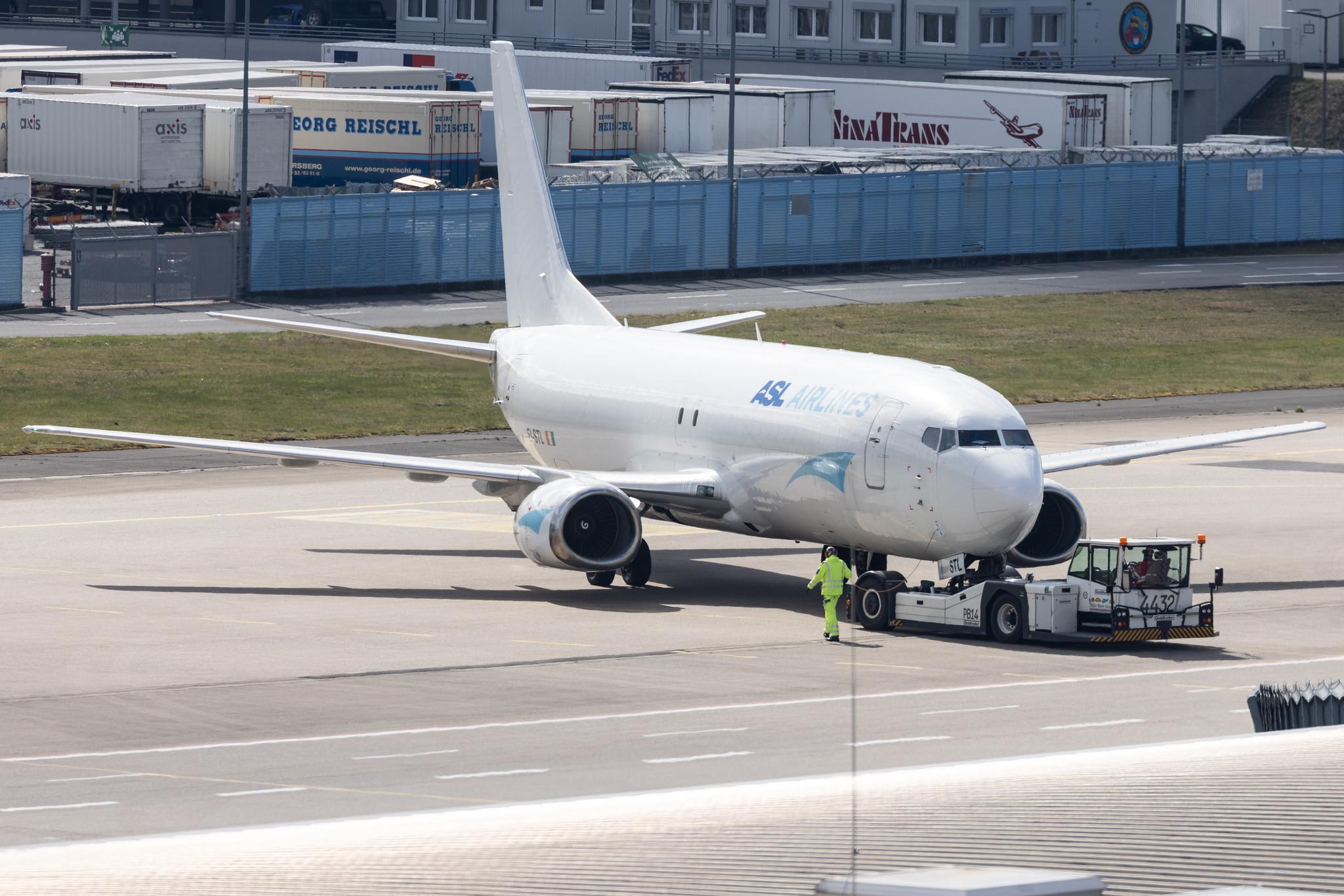 Köln Bonn Airport: ASL Airlines (/ ABR) |  Boeing 737-42C(SF) B734 | EI-STL | MSN 24231