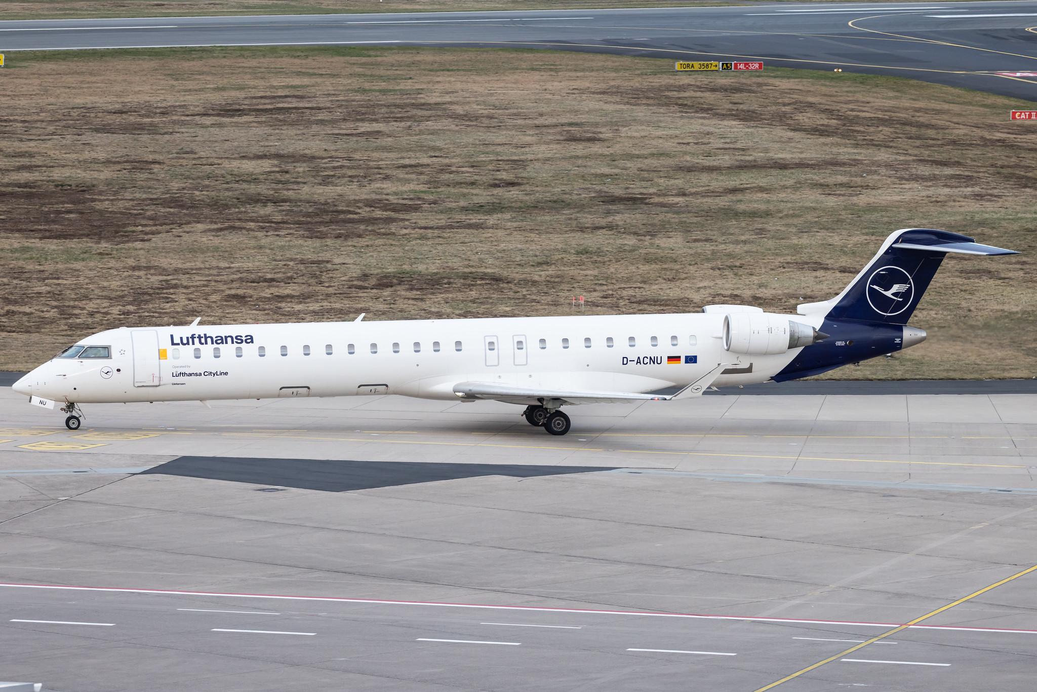 Köln Bonn Airport: Lufthansa (LH / DLH) | Operator: Lufthansa CityLine |  Mitsubishi CRJ-900LR CRJ9 | D-ACNU | MSN 15267