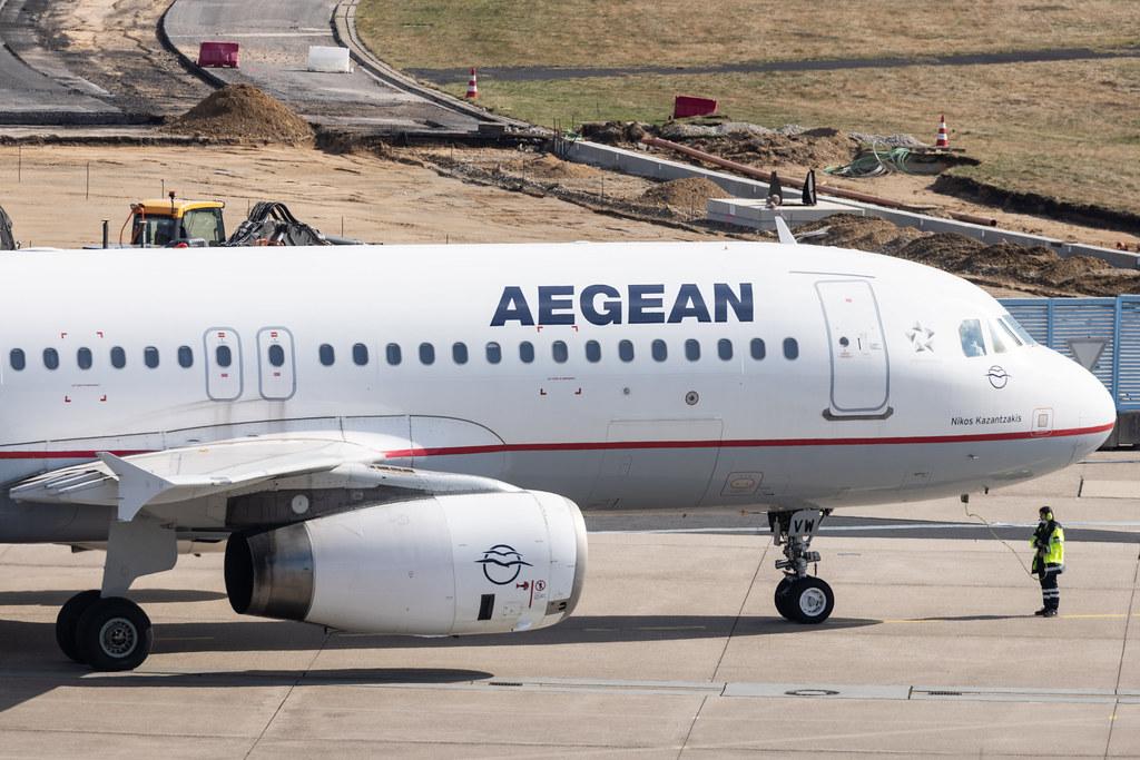 Köln Bonn Airport: Aegean Airlines (A3 / AEE) |  Airbus A320-232 A320 | SX-DVW | MSN 3785