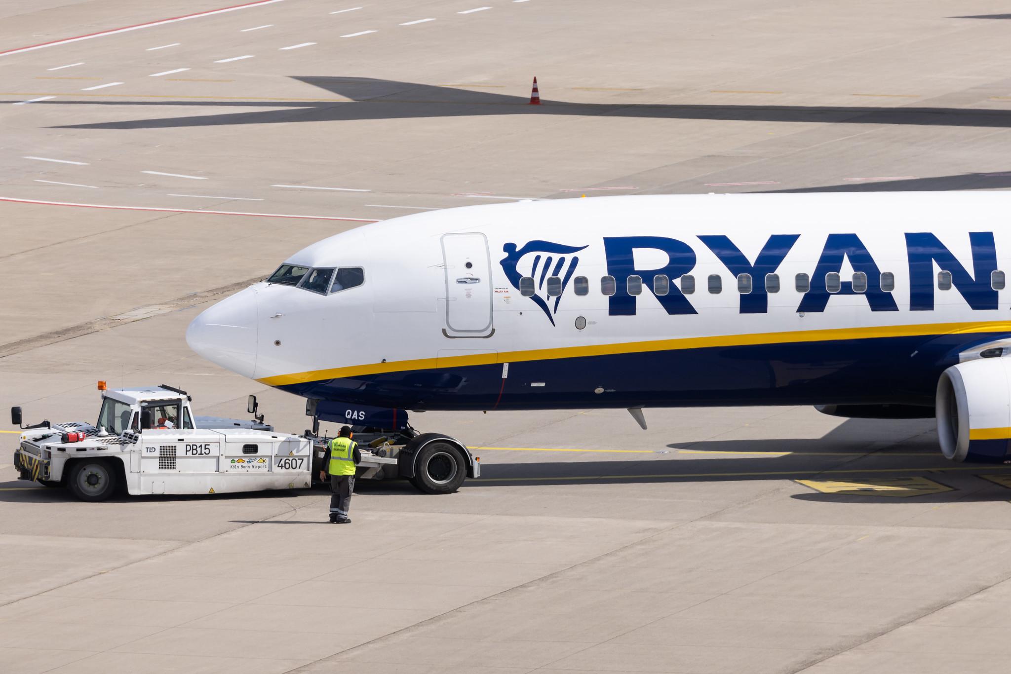Köln Bonn Airport: Ryanair (FR / RYR) | Operator: Malta Air |  Boeing 737-8AS B738 | 9H-QAS | MSN 44693