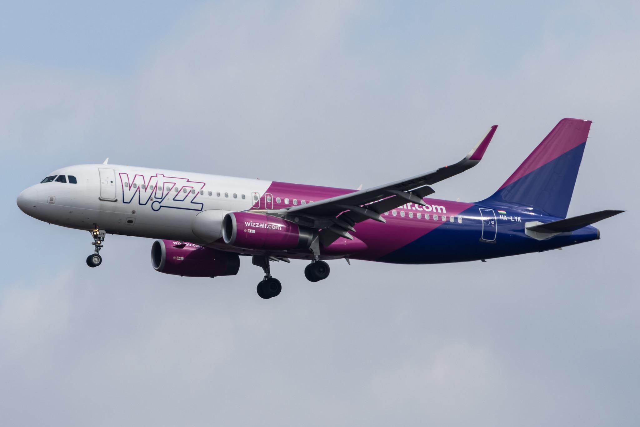 Köln Bonn Airport: Wizz Air (W6 / WZZ) |  Airbus A320-232 A320 | HA-LYK | MSN 6394