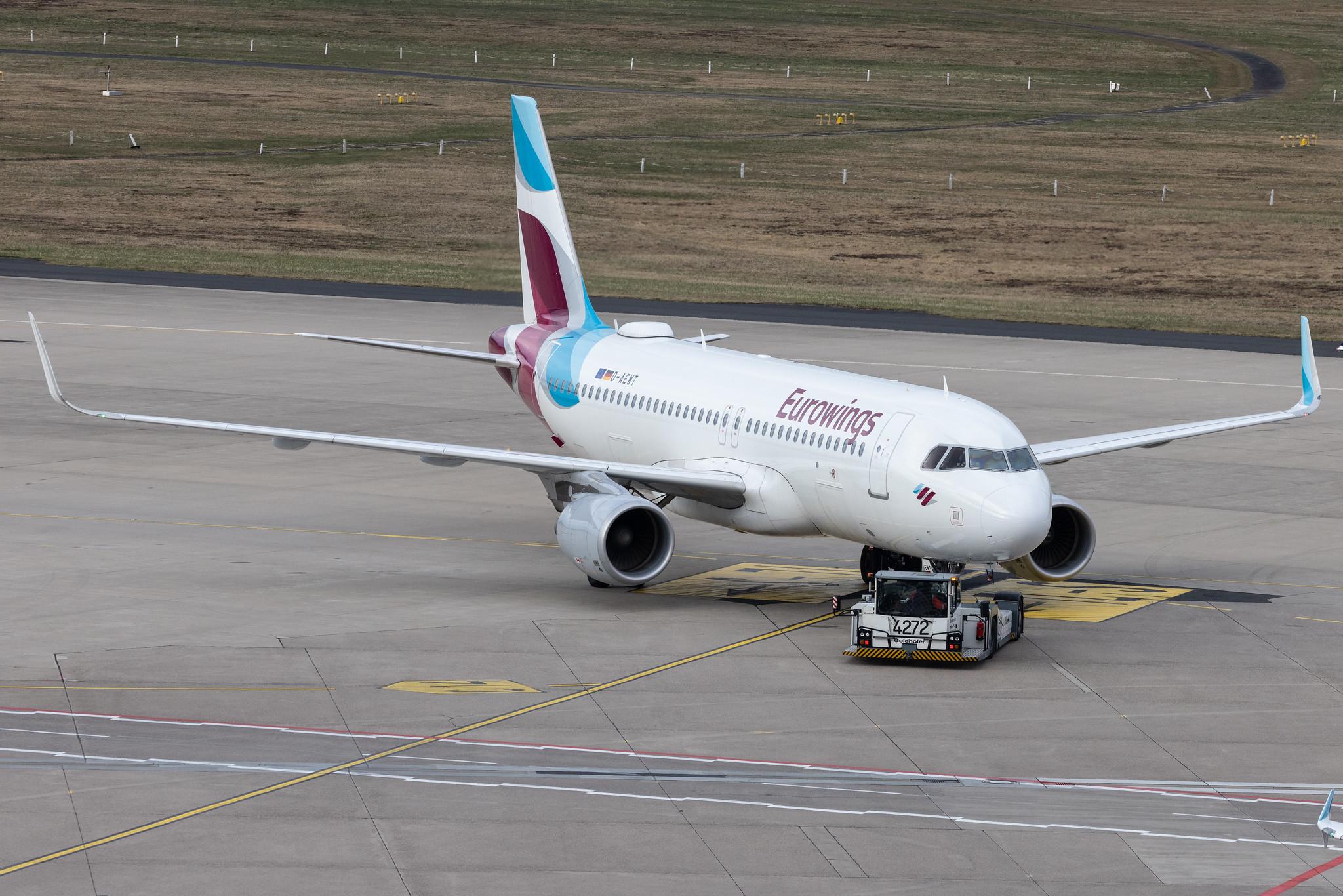 Köln Bonn Airport: Eurowings (EW / EWG) |  Airbus A320-214 A320 | D-AEWT | MSN 7534