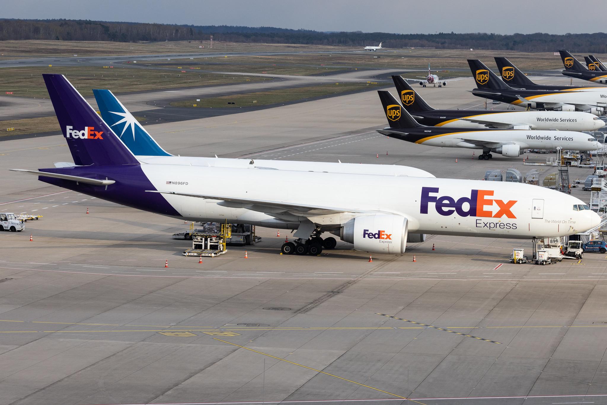 Köln Bonn Airport: FedEx (FX / FDX) |  Boeing 777-F B77L | N896FD | MSN 41750