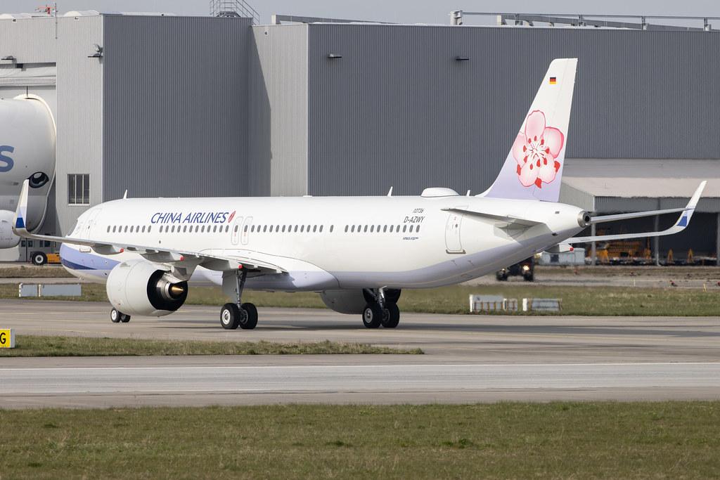 Hamburg Finkenwerder: China Airlines (CI /CAL) |  Airbus A321-271NX A21N | D-AZWY | MSN 10736